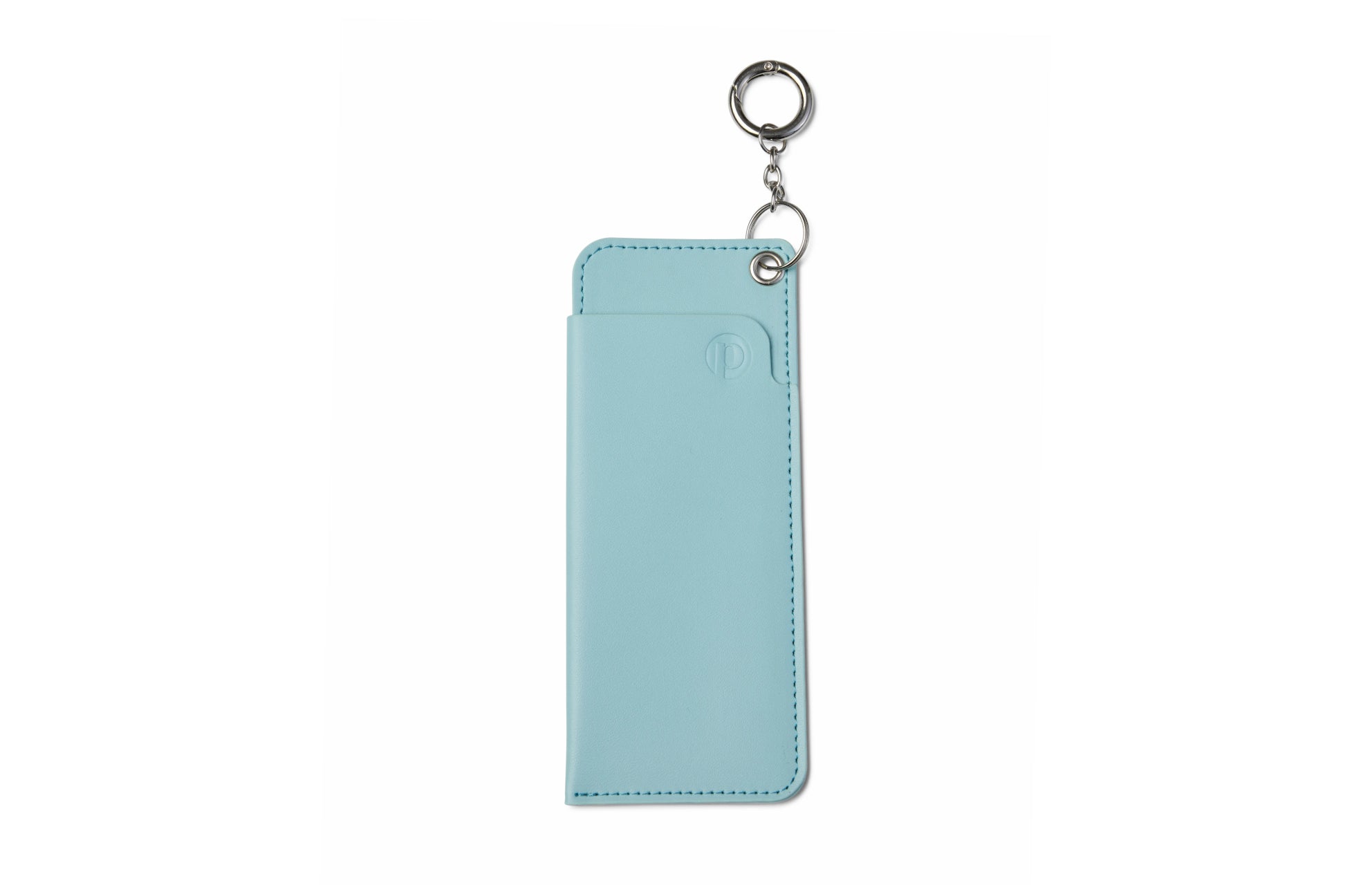 Pair Eyewear Accessories Keychain Case Iris Blue custodia