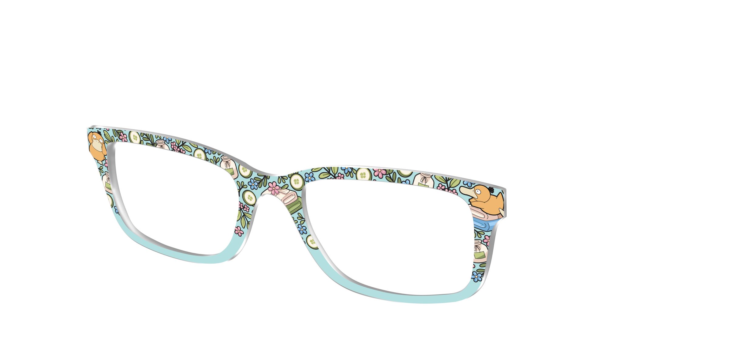 Pair Eyewear Collabs Psyduck Vibes frontalino giallo