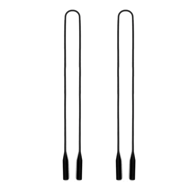 JM Custodie Accessori Occhiali Cinturino Silicone 2 Pezzi Neri