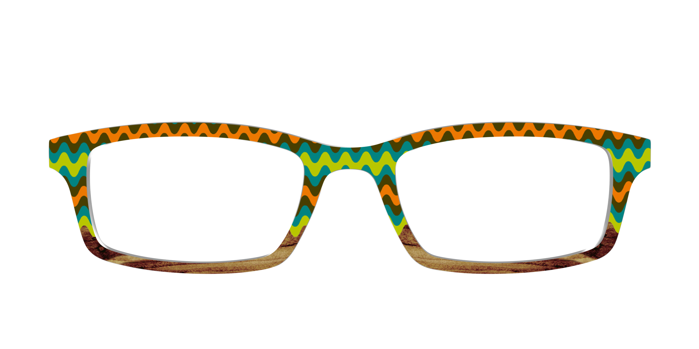 Pair Eyewear Design Tops The Woodgrain Waves top occhiali DE11