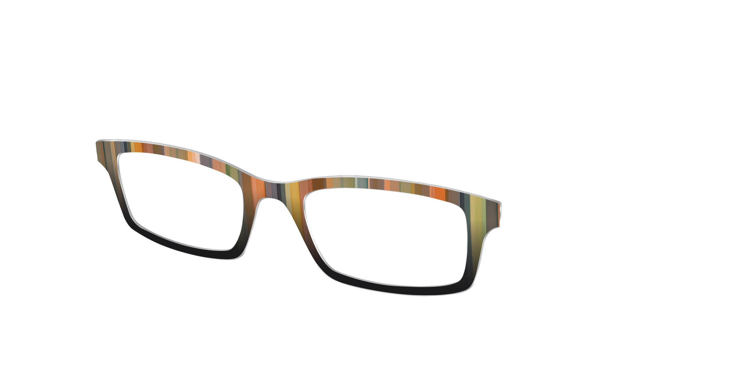 Pair Eyewear Design Tops Verdant Stripes top magnetico verde