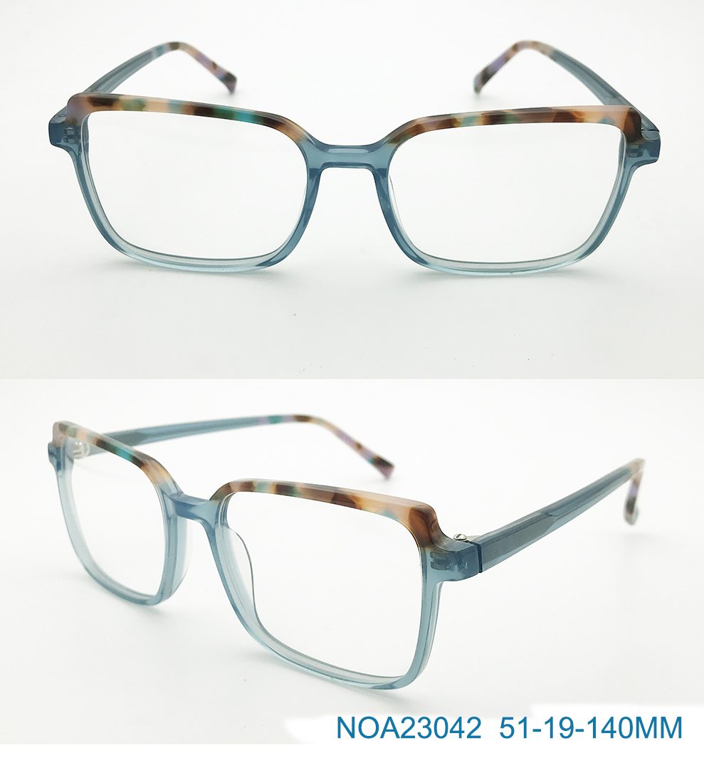 Ouyuan NOA23042 montatura occhiali acetato classica