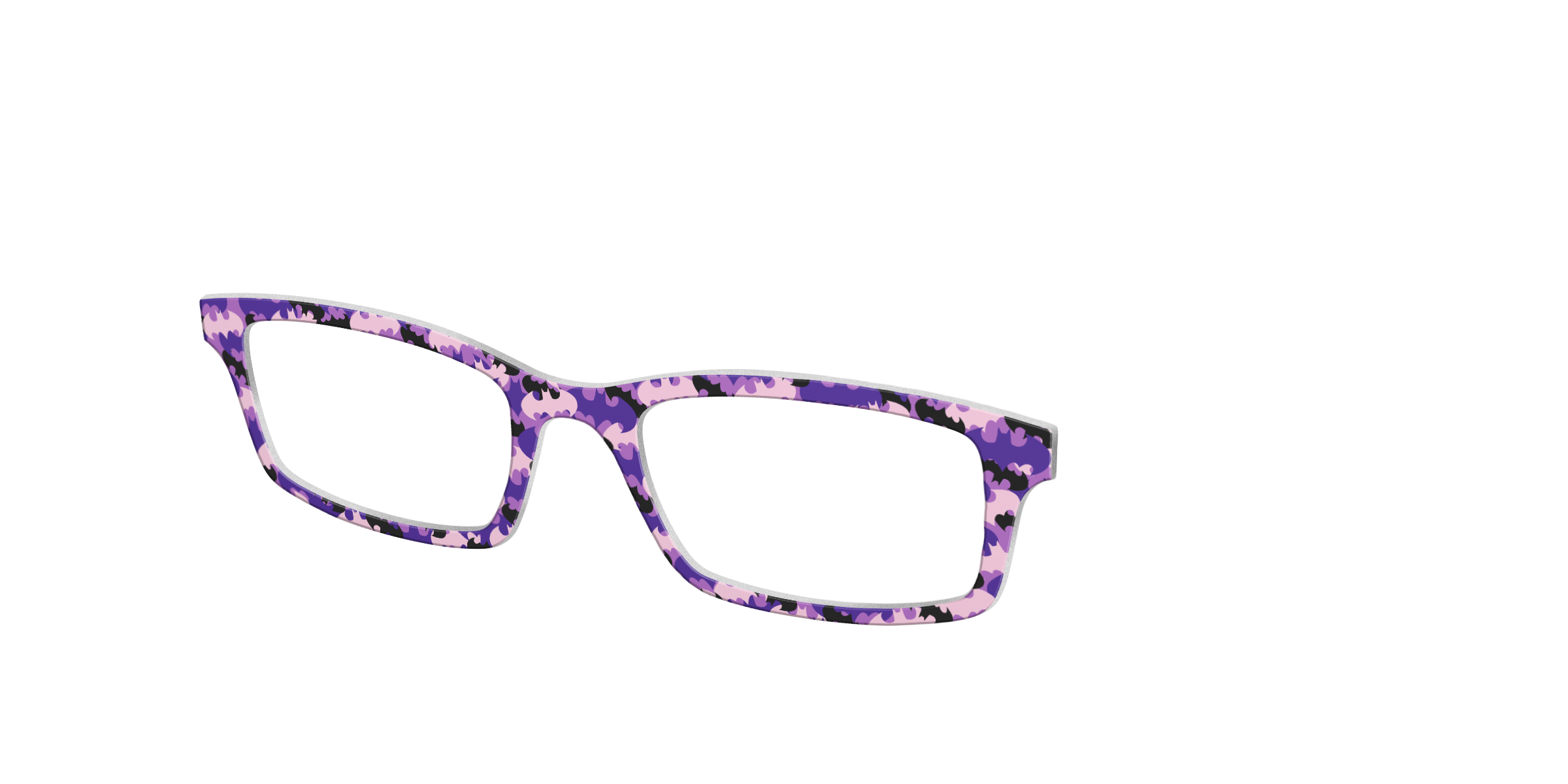 Pair Eyewear Collabs The Batgirl top occhiali viola