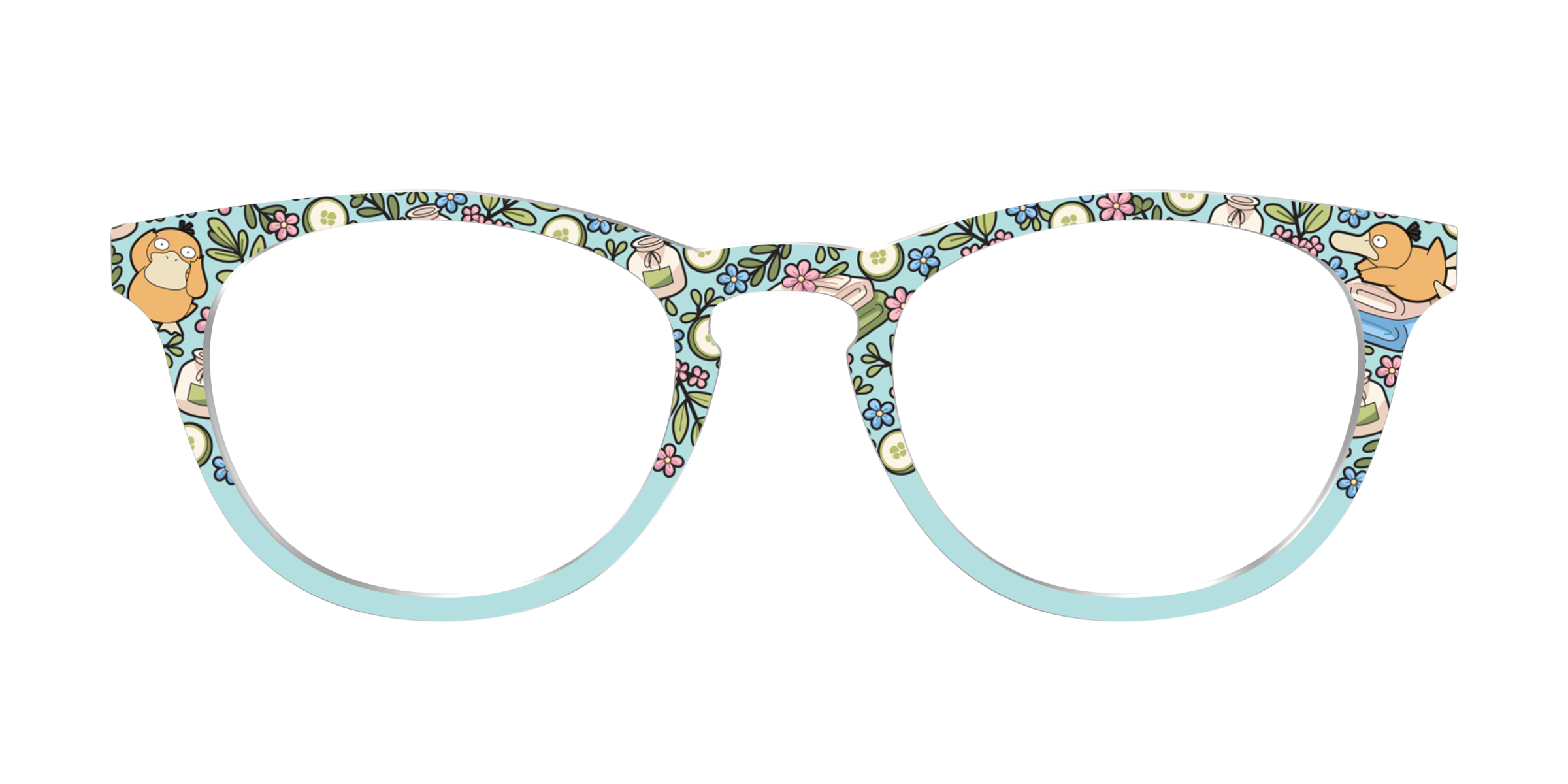Pair Eyewear Collabs Psyduck Vibes frontalino giallo