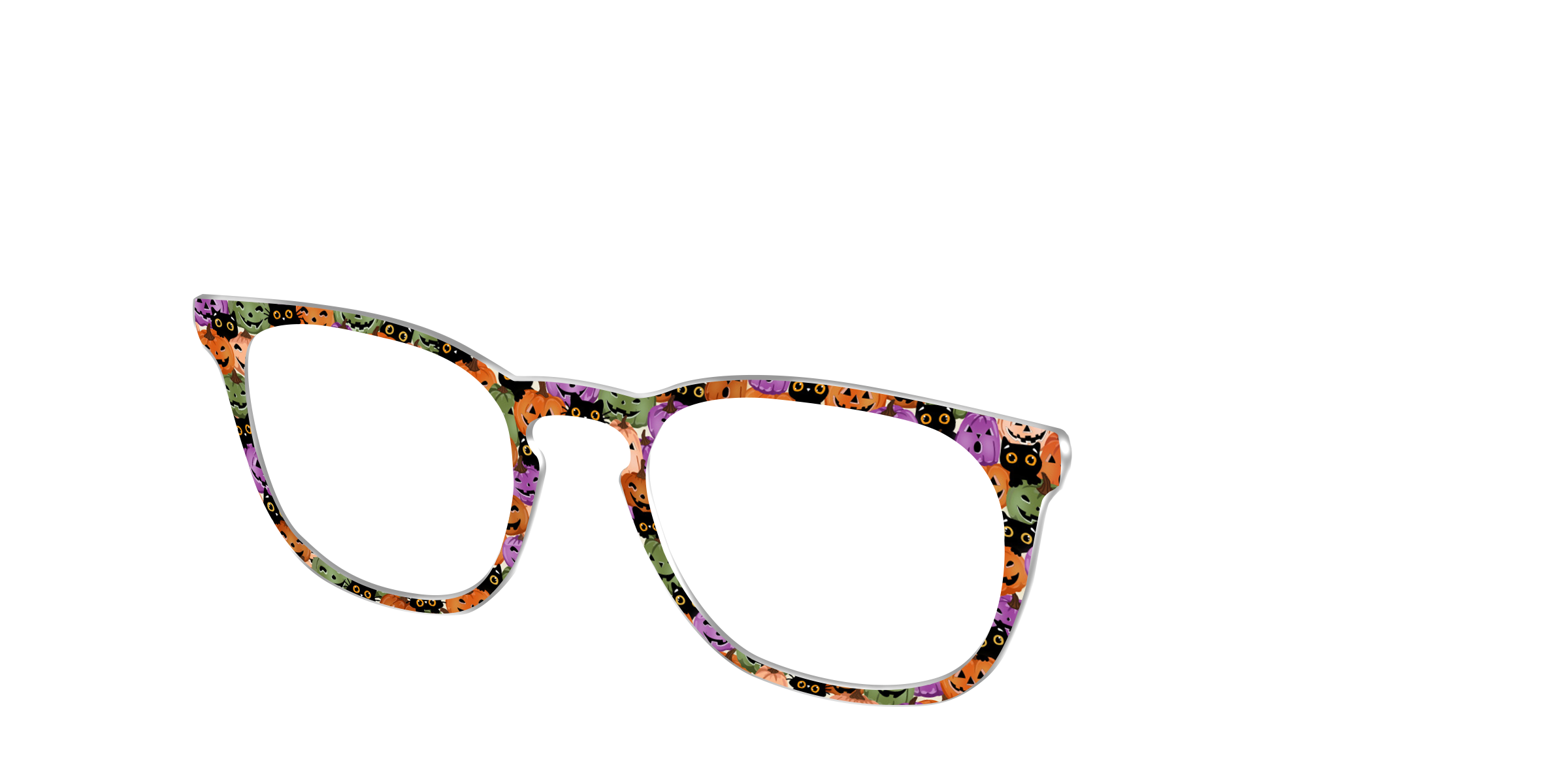 Pair Eyewear Design Tops The Purring Pumpkins top occhiali halloween