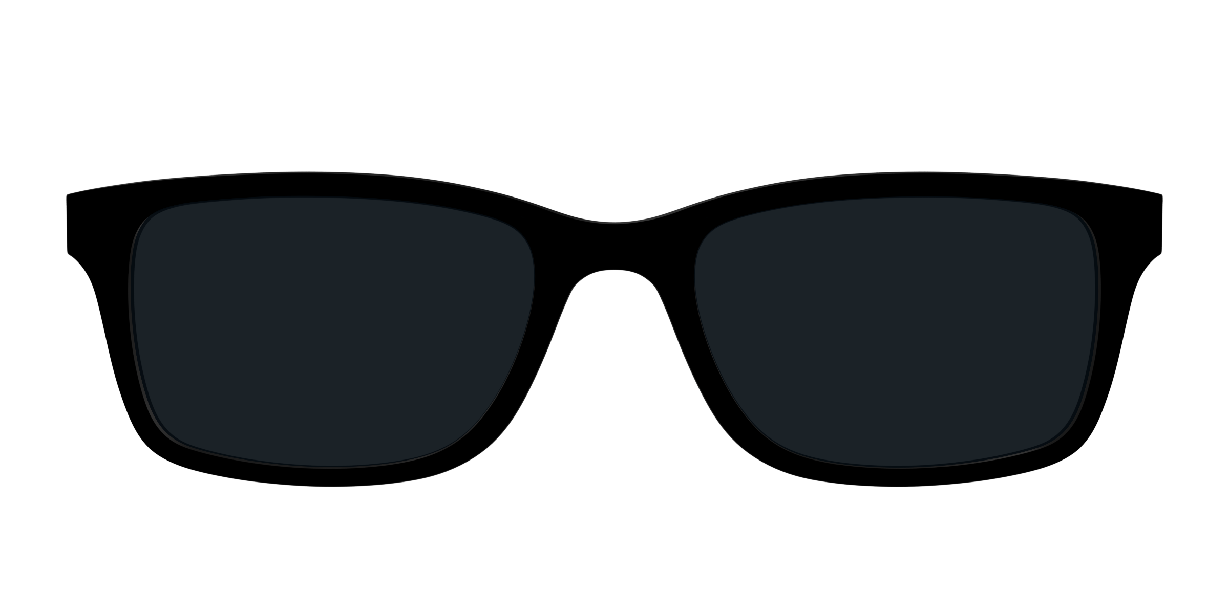 Pair Eyewear Sun Tops Non-Polarized Black top per occhiali nero