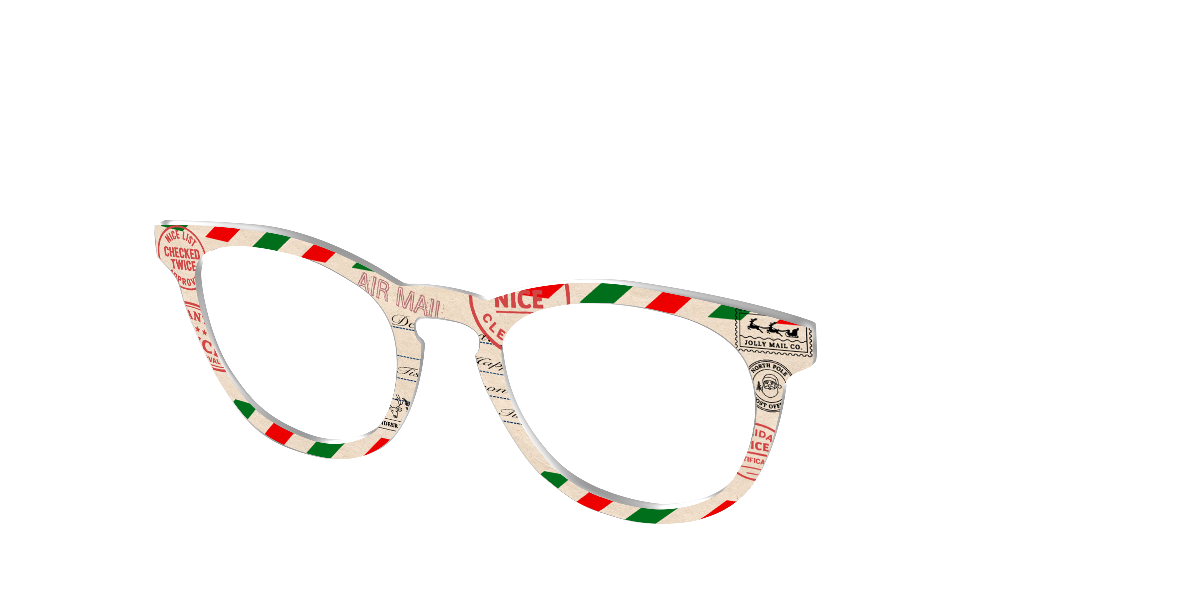 Pair Eyewear Design Tops Letter to Santa top magnetico Natale