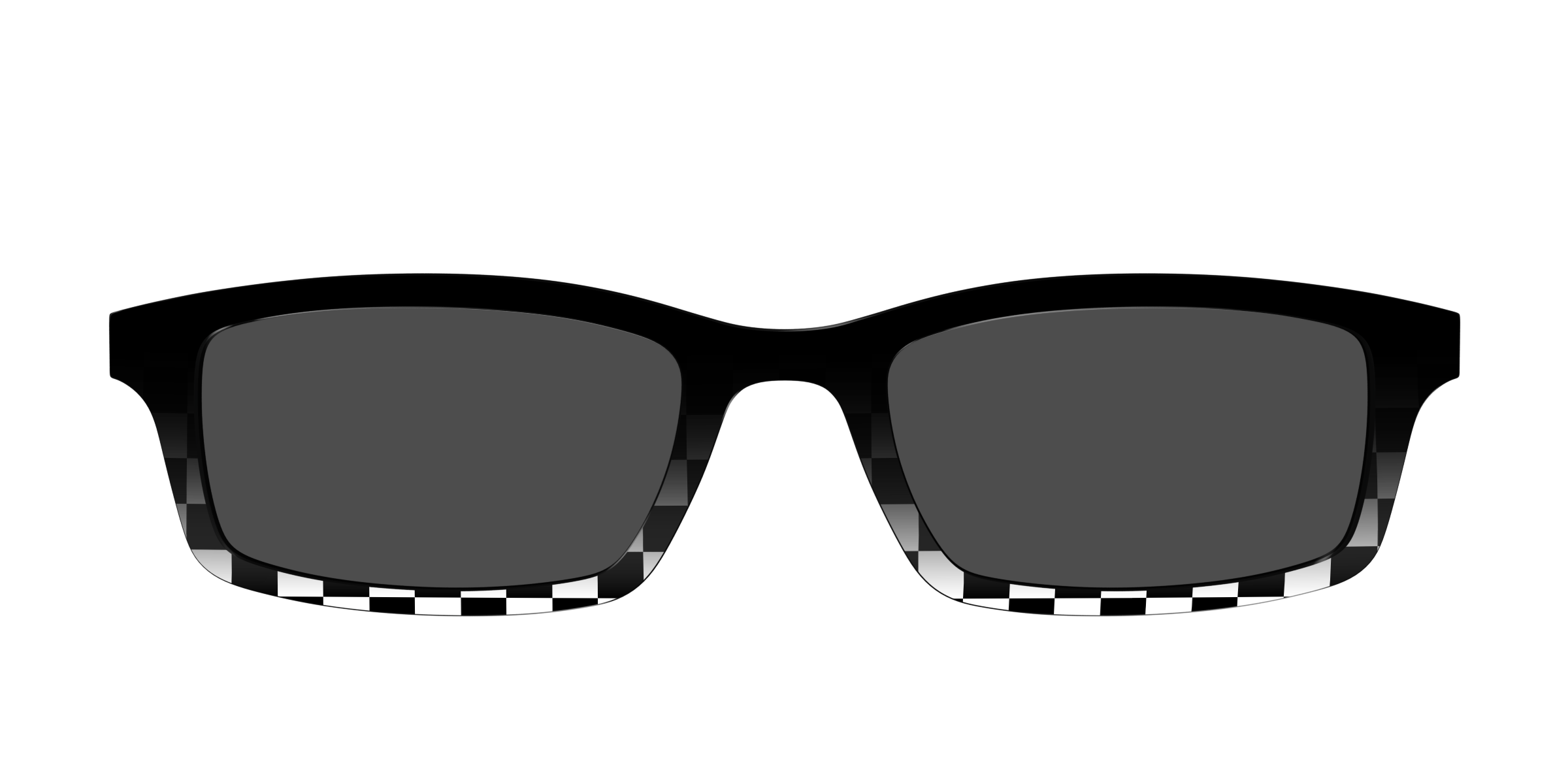 Pair Eyewear Sun Tops Checkerboard Fade top sole polarizzato