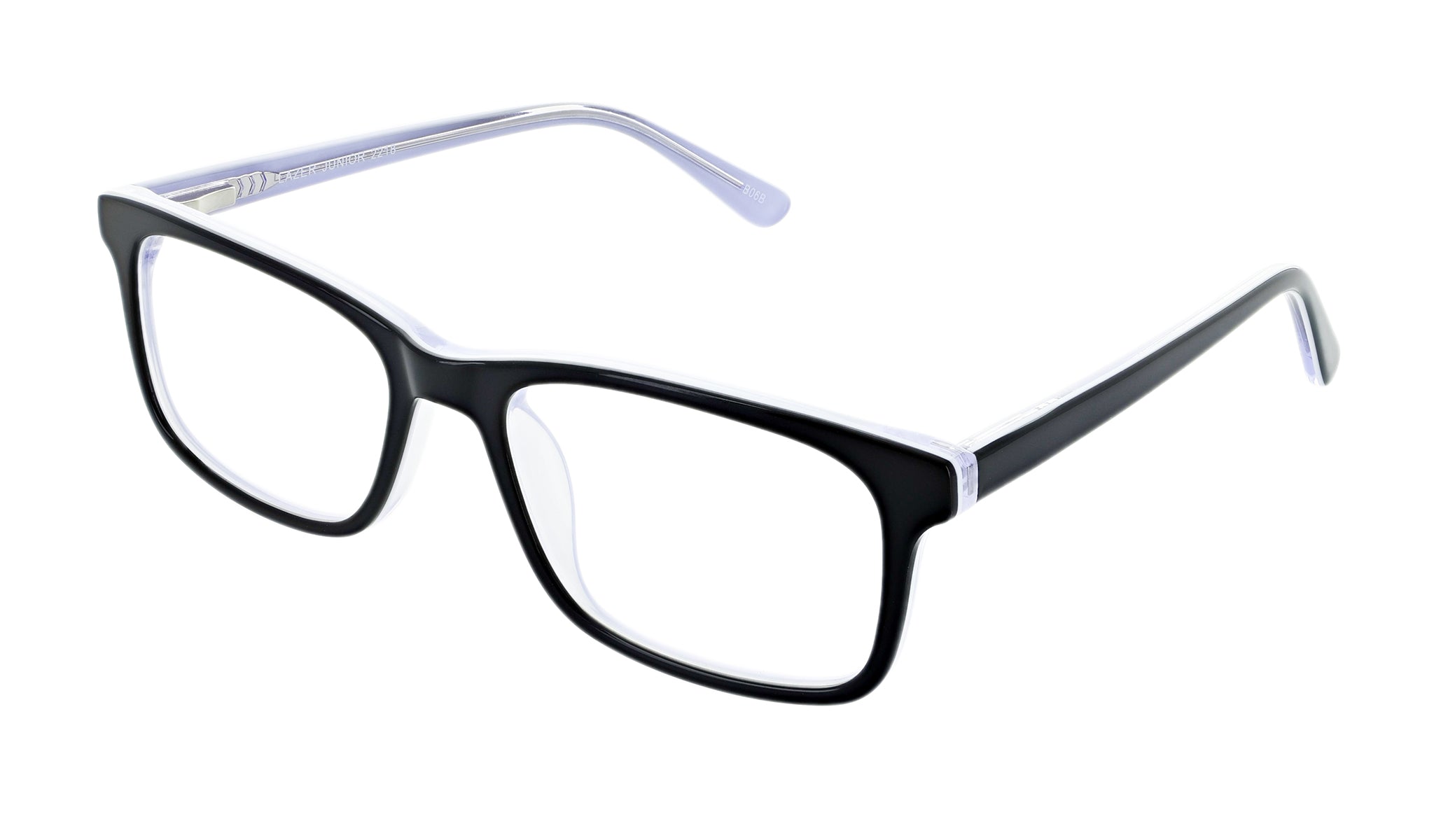 Lazer Junior 2218 occhiali da vista bambino nero grigio plastica