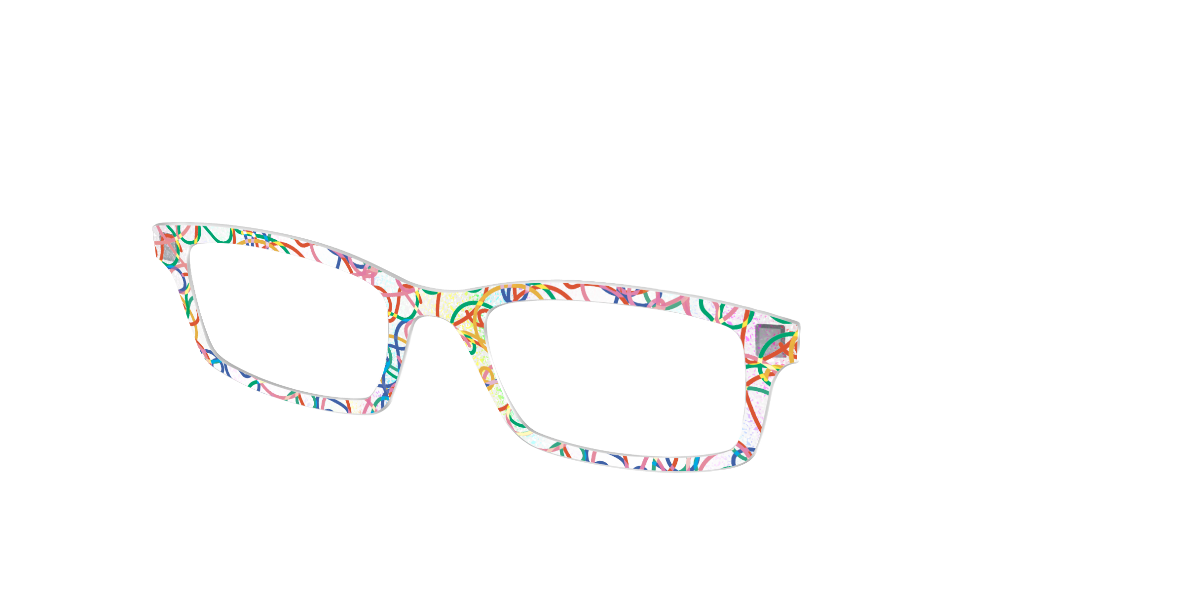 Pair Eyewear Design Tops Celebration Streamers top 417 olografico