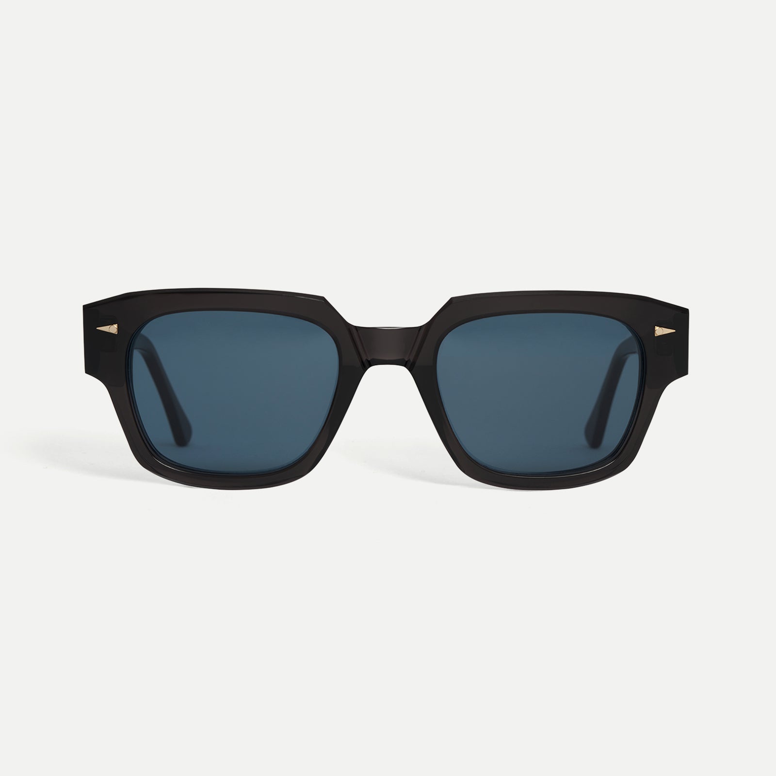 Ahlem Rivoli occhiali da sole nero sky blue acetato