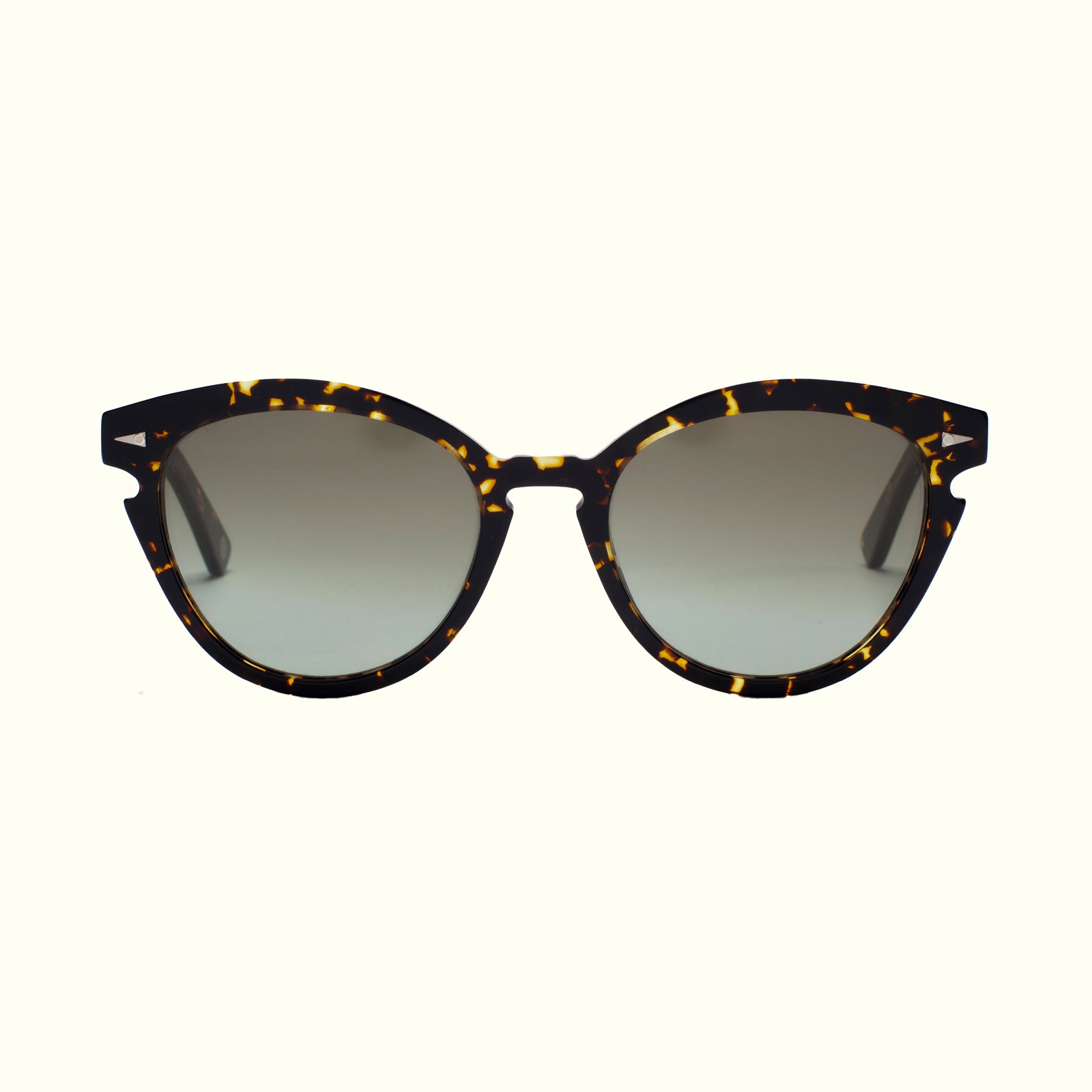AHLEM Menilmontant occhiali da sole Black cat-eye acetato