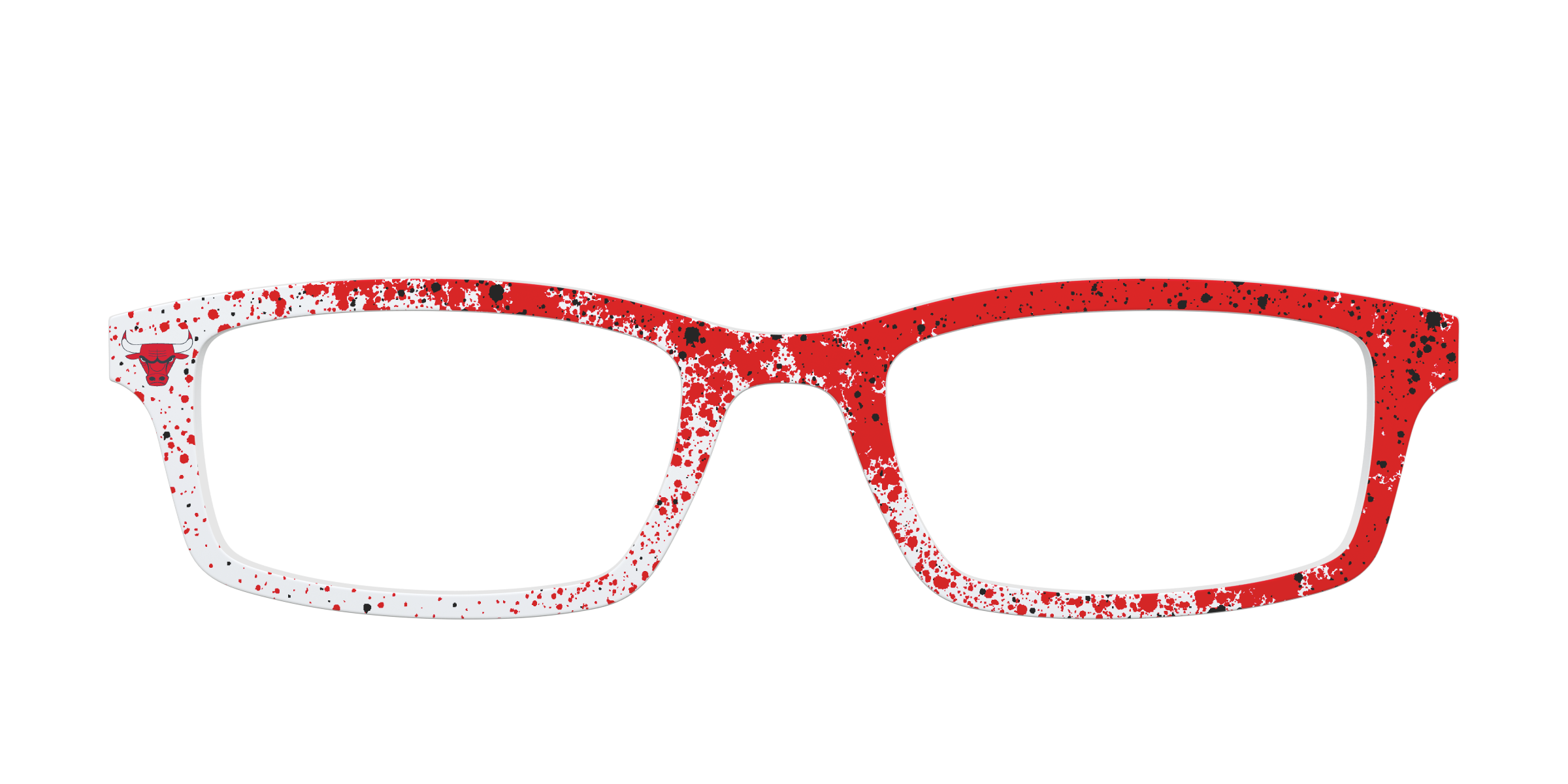 Pair Eyewear School Spirit Bulls Splatter top occhiali