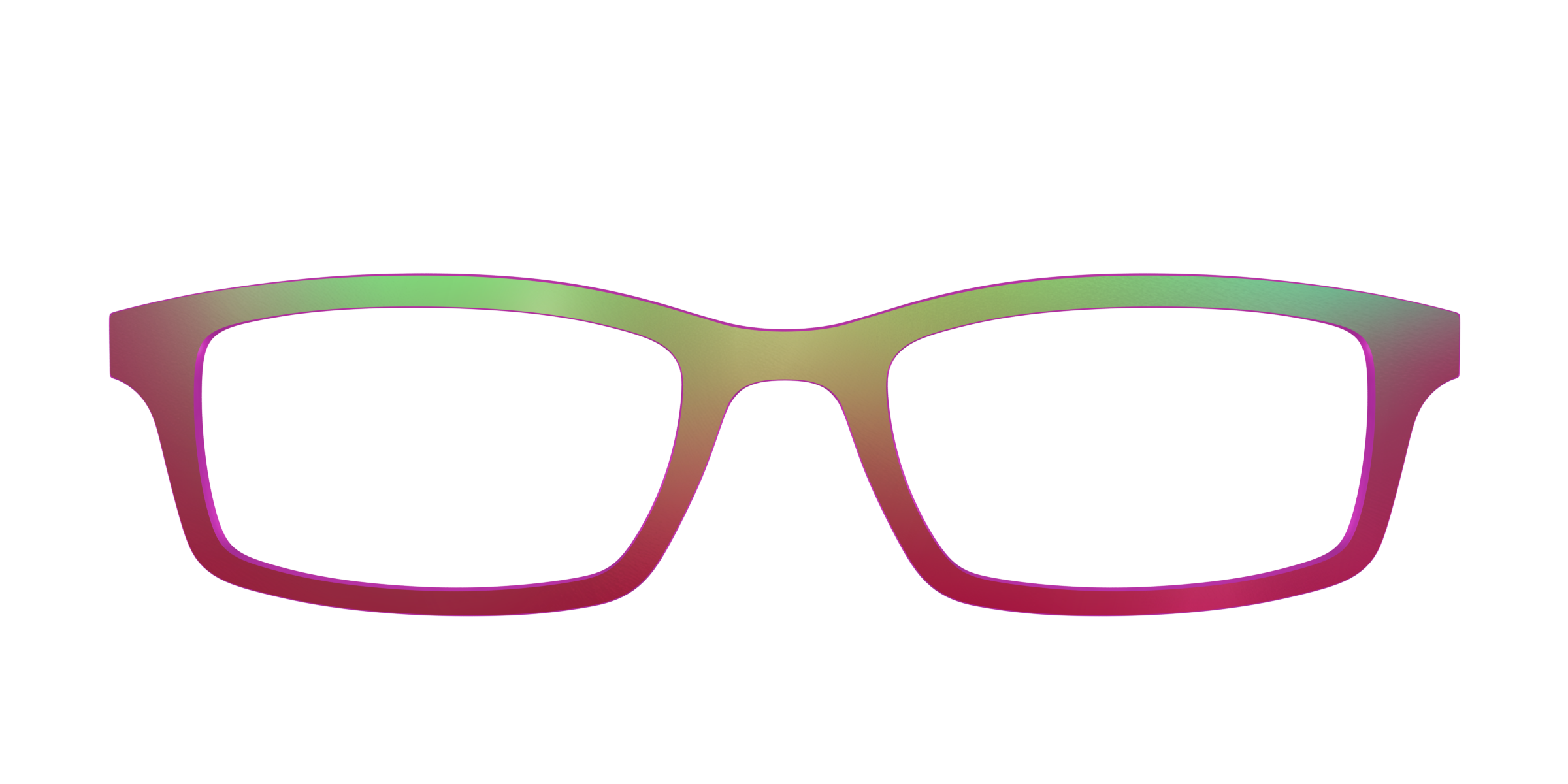 Pair Eyewear Solid Tops Guava Ombre cover occhiali rosa sfumato