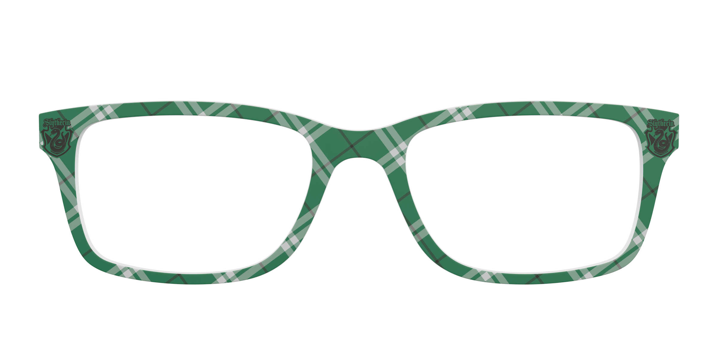 Pair Eyewear Collabs The Slytherin Plaid top magnetico verde