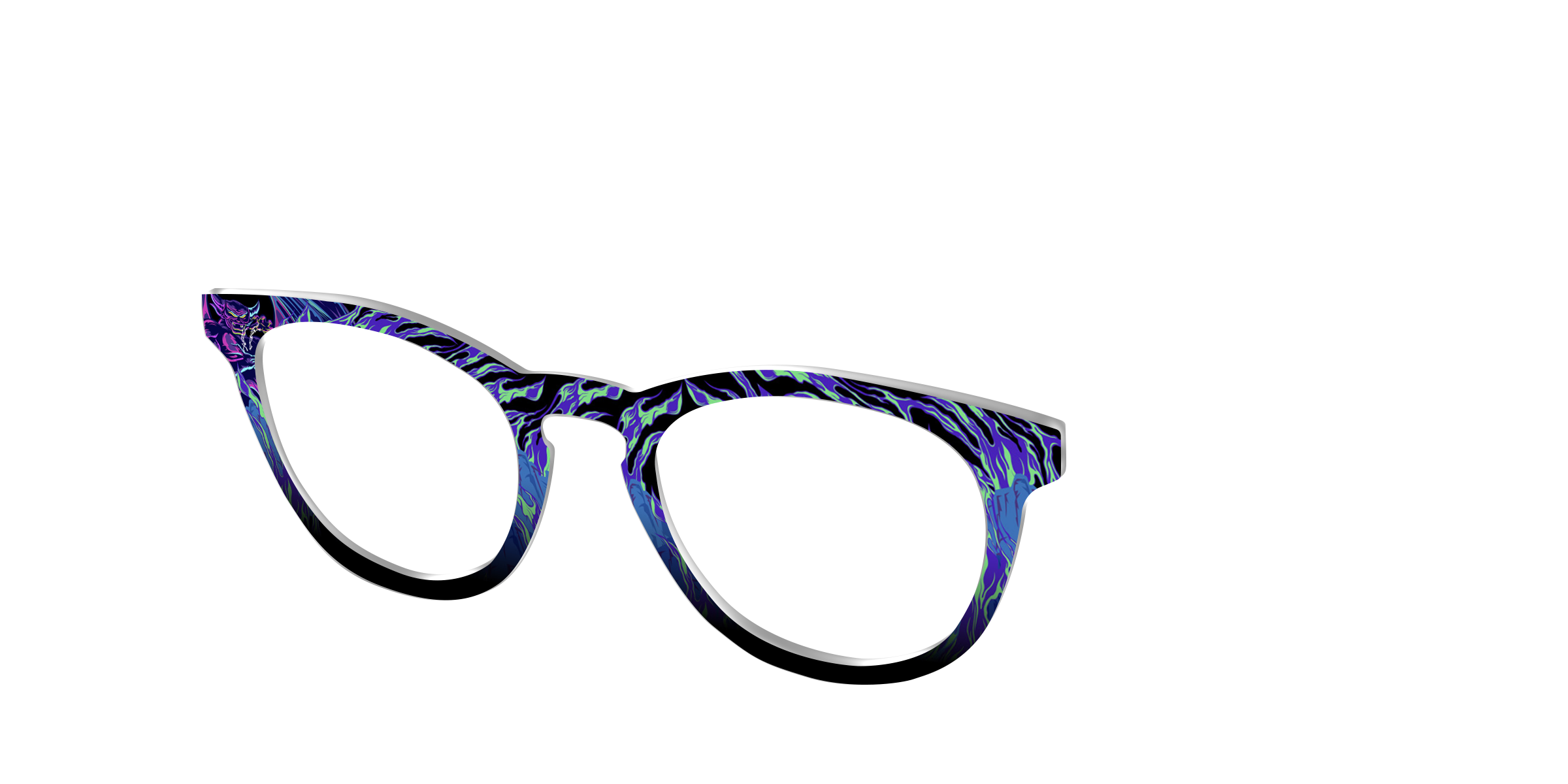 Pair Eyewear Collabs Fantasia's Chernabog top occhiali DY72