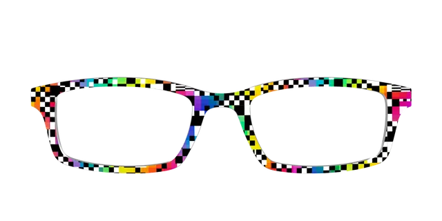 Pair Eyewear Design Tops The Prismatic Check top occhiali