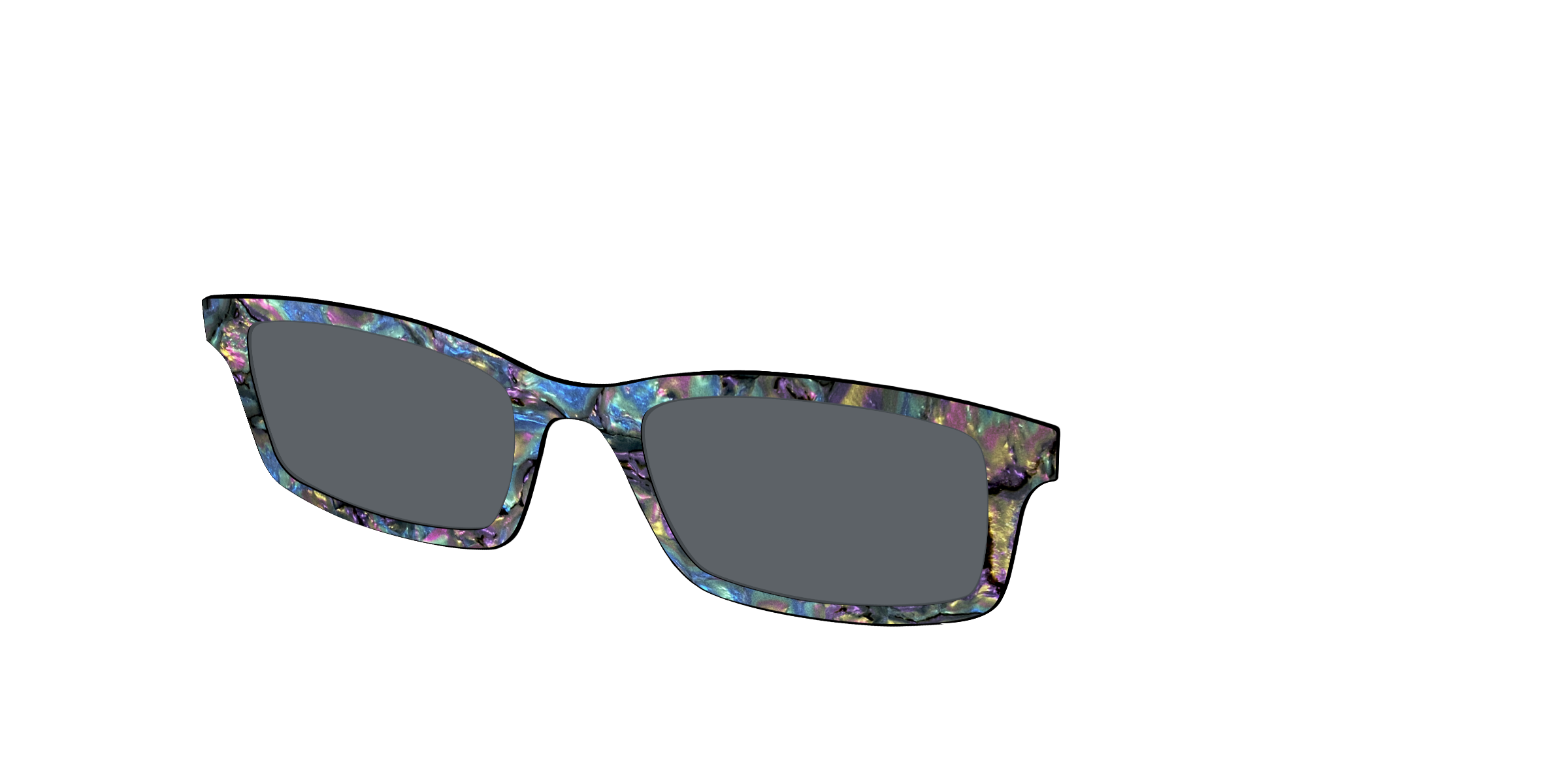Pair Eyewear Sun Tops Midnight Abalone top sole polarizzato
