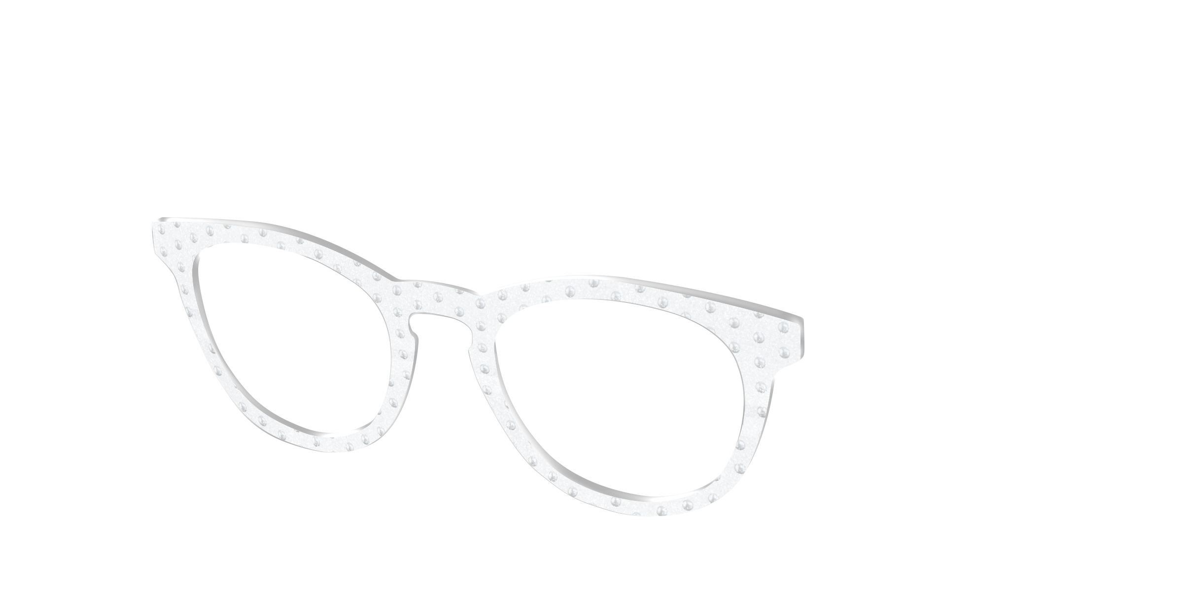 Pair Eyewear Design Tops Pearl Shimmer Polka Dots top pois