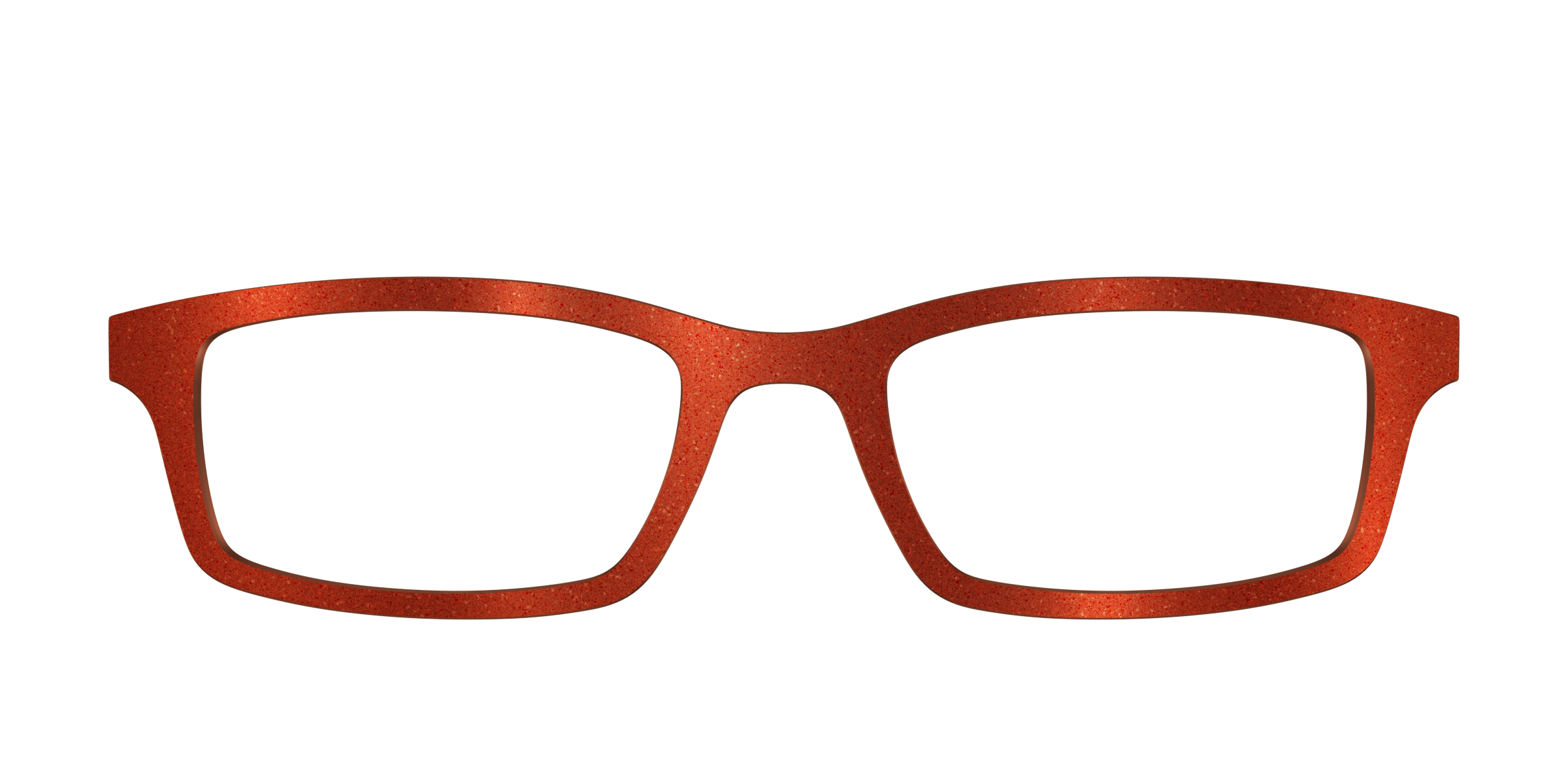 Pair Eyewear Solid Tops Burnt Orange Shimmer top arancione