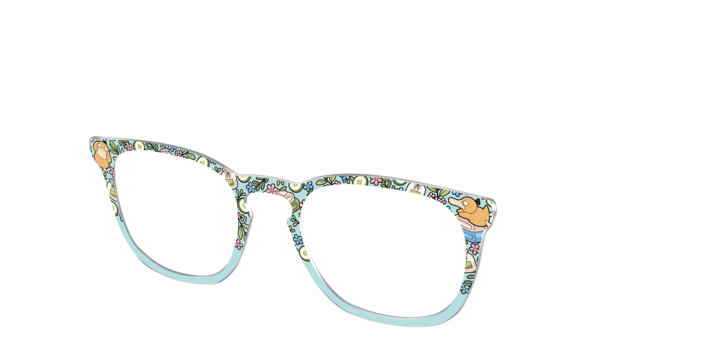 Pair Eyewear Collabs Psyduck Vibes frontalino giallo