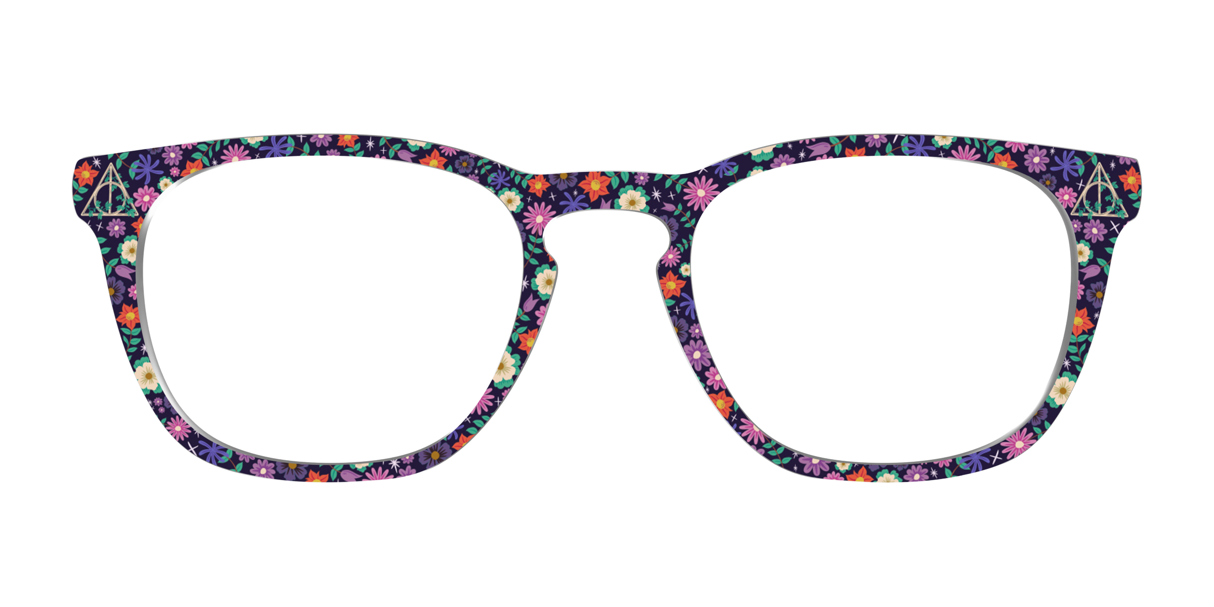 Pair Eyewear Collabs Deathly Hallows Floral top magnetico