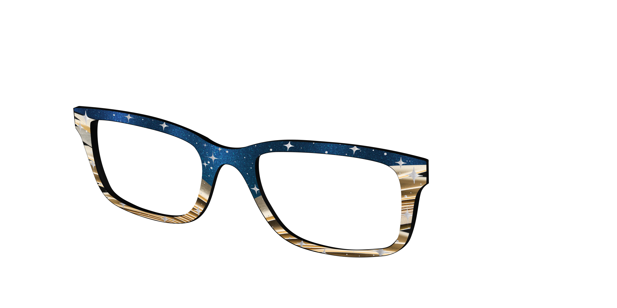Pair Eyewear Design Tops Enchanted Pages Shimmer top argento