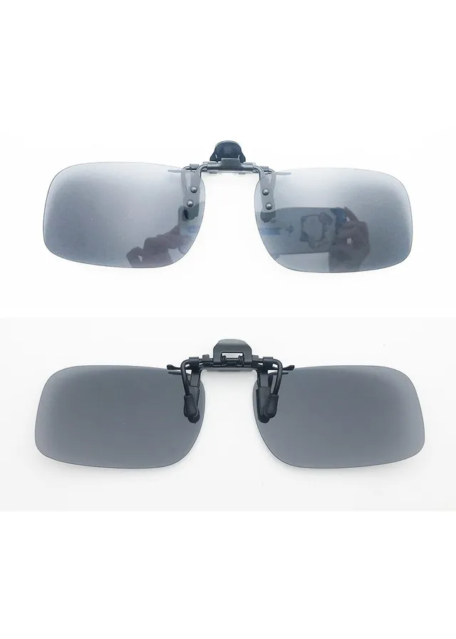 Ouyuan Eyewear CO23010 Clip On Occhiali Rettangolare Polarizzata