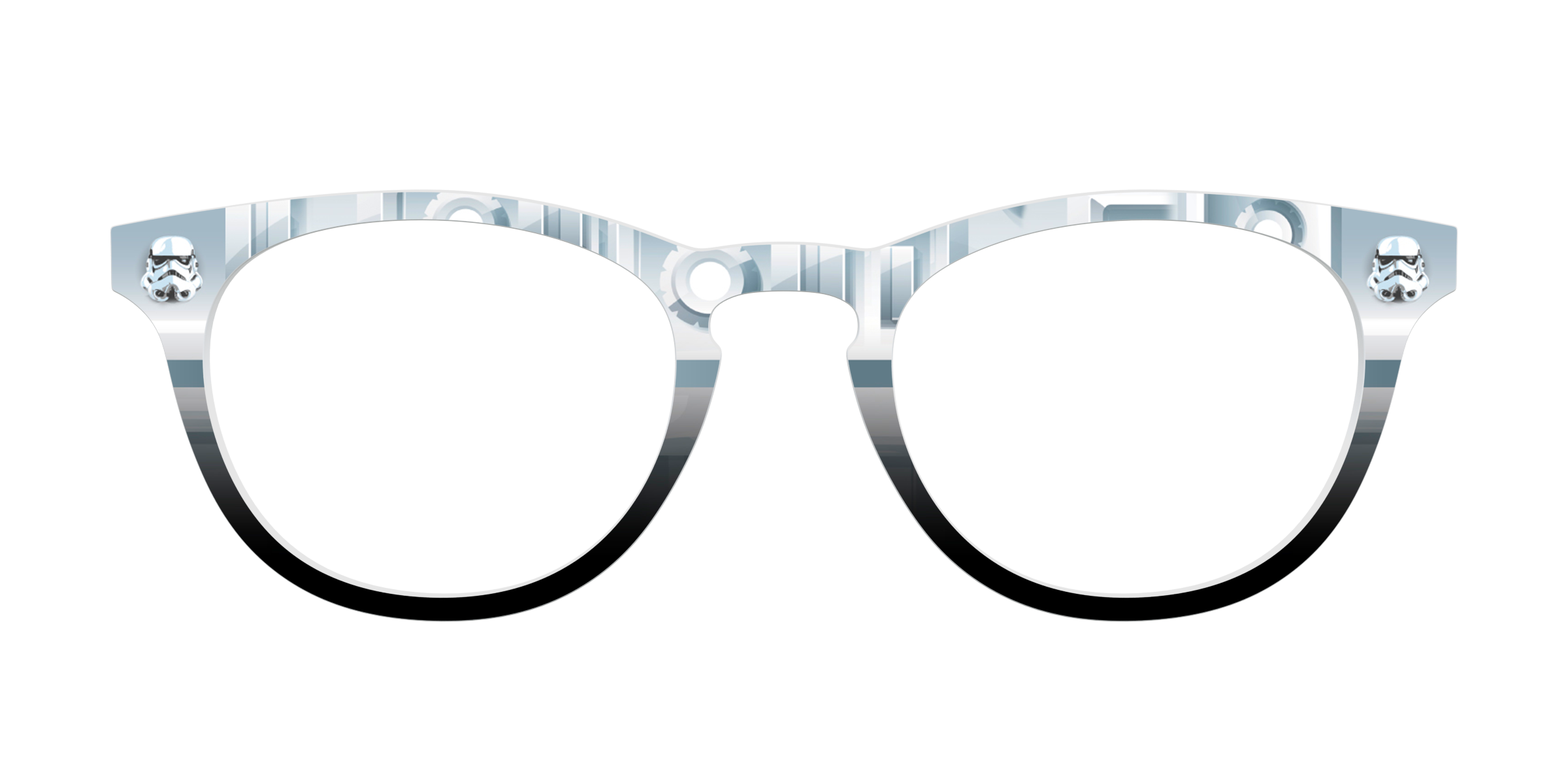 Pair Collabs Stormtrooper SW8 top occhiali bianco