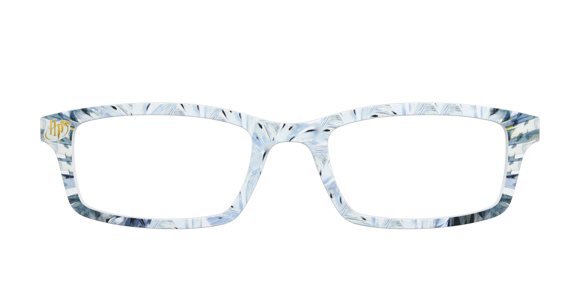 Pair Eyewear Collabs The Hedwig Feathers top piume bianco