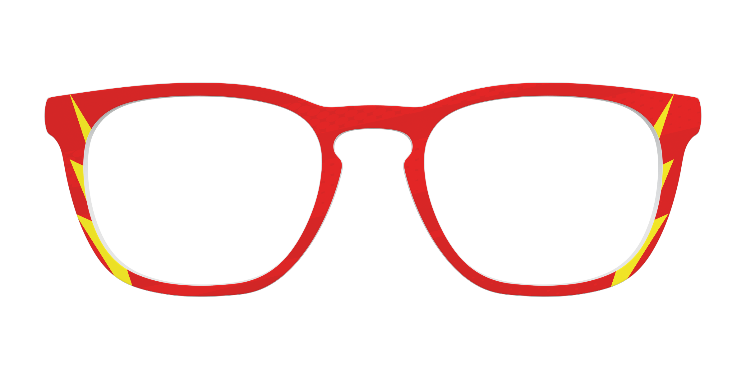 Pair Eyewear Collabs The Flash top occhiali Cedro rosso