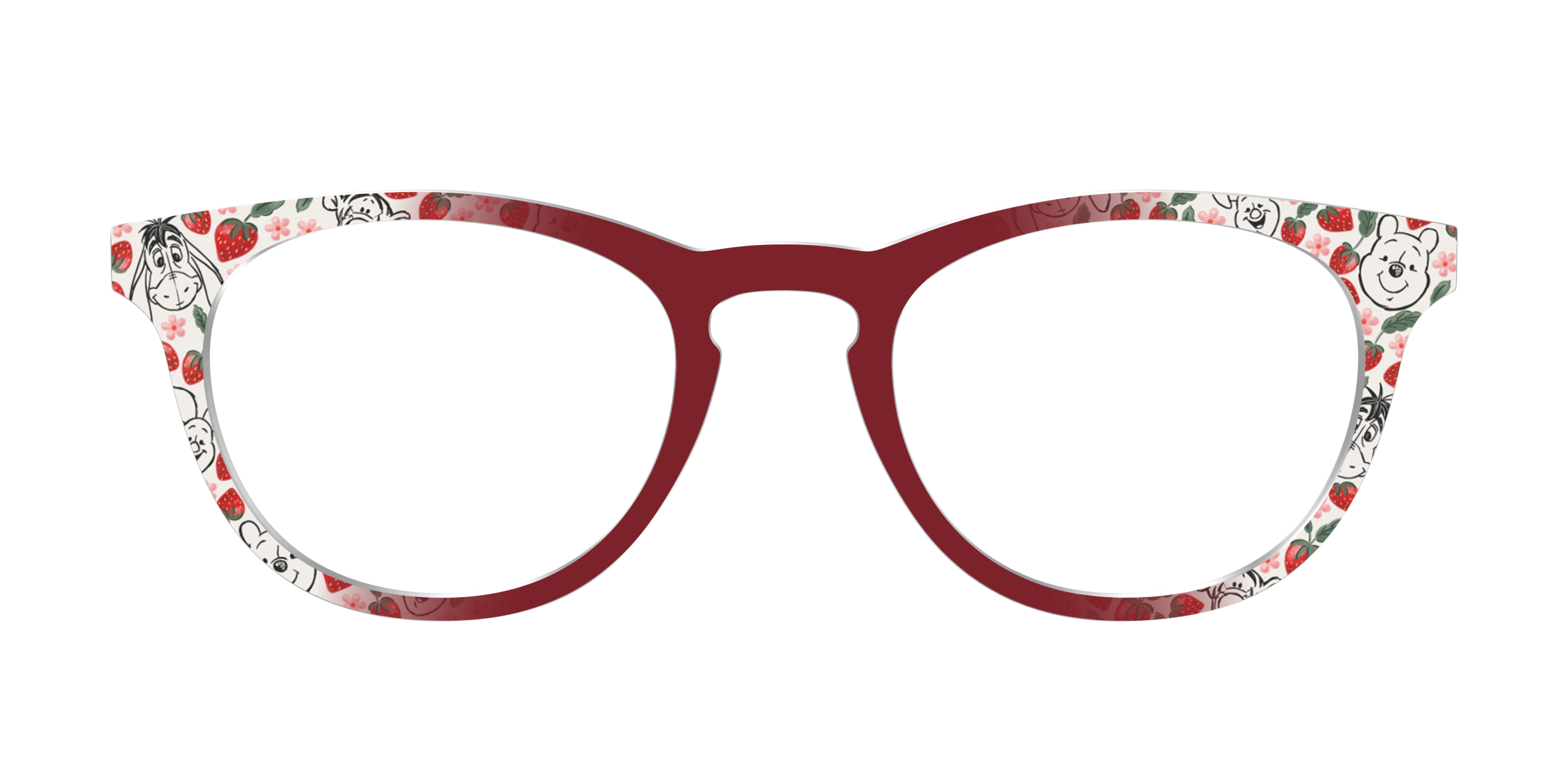Pair Eyewear Collabs Berry Sweet top per occhiali rosso