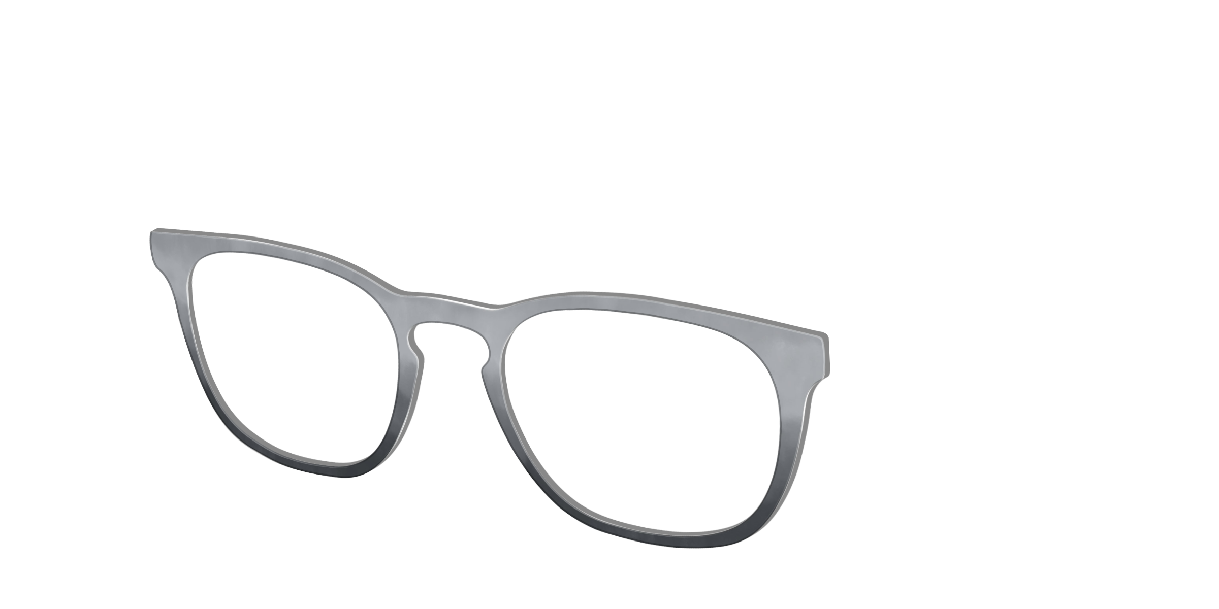 Pair Eyewear Solid Tops The Slate Dip Dye top occhiali grigio