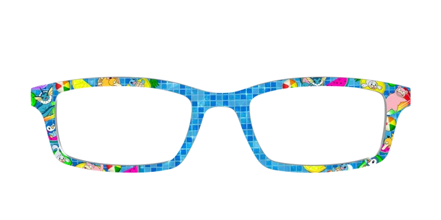 Pair Eyewear Collabs Water Type Top Occhiali Azzurro
