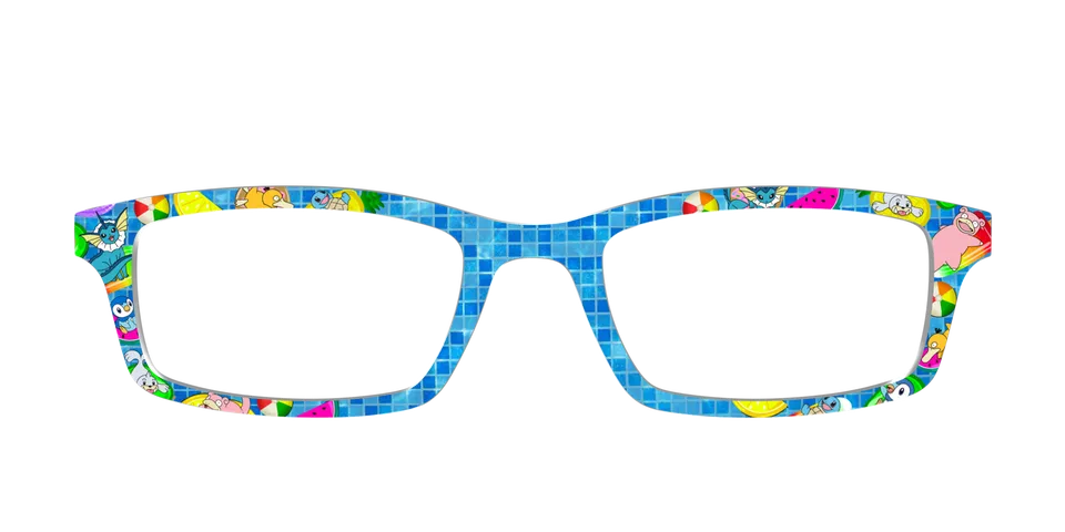 Pair Eyewear Collabs Water Type Top Occhiali Azzurro