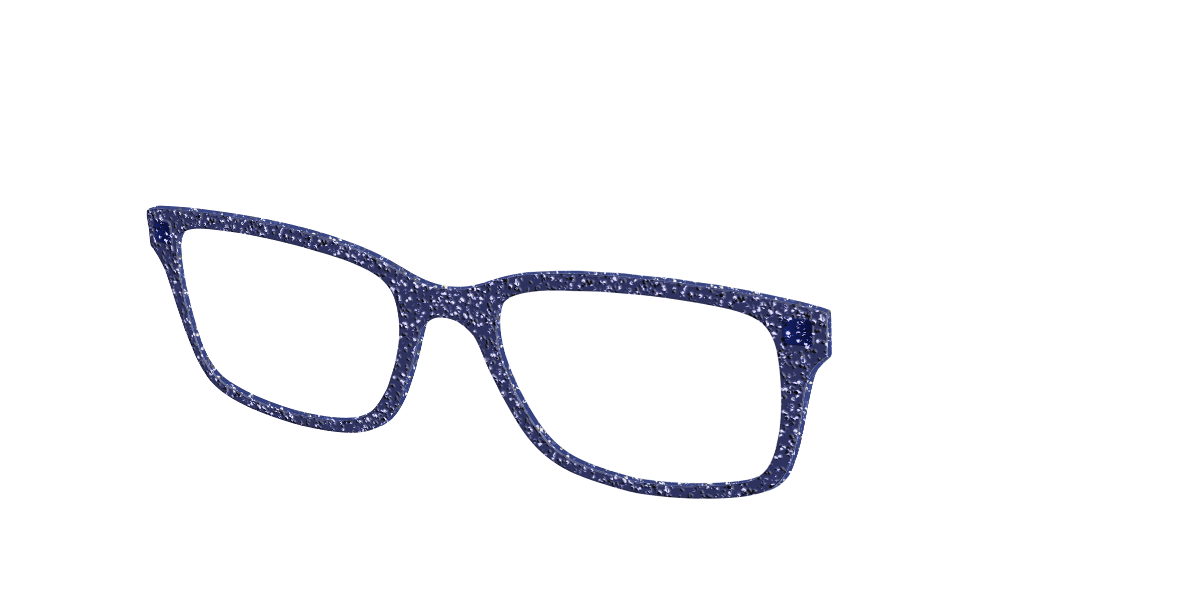 Pair Eyewear Solid Tops The Navy Sparkle top occhiali blu