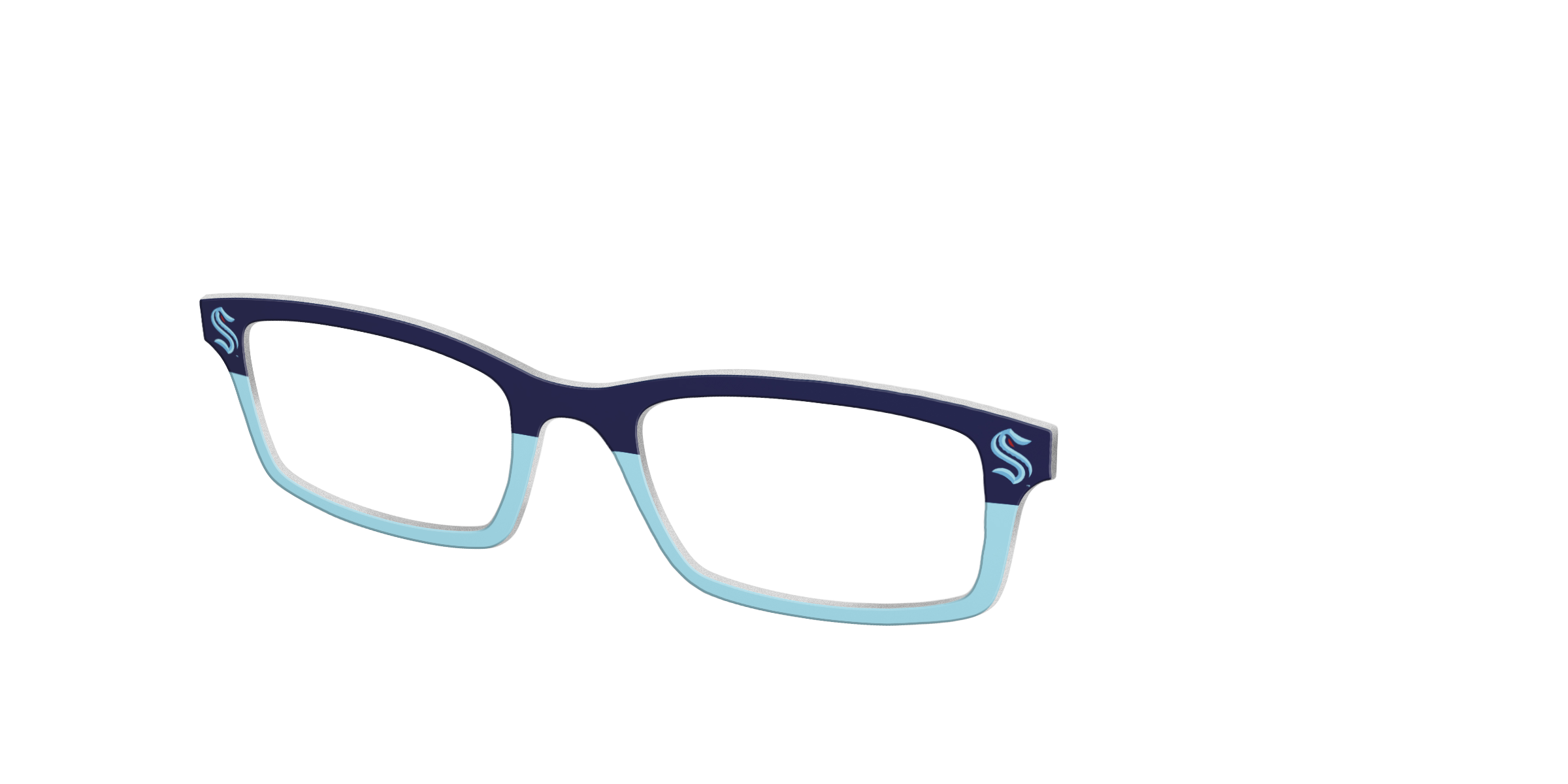Pair School Spirit The Kraken Split topper occhiali per Cedro NHL
