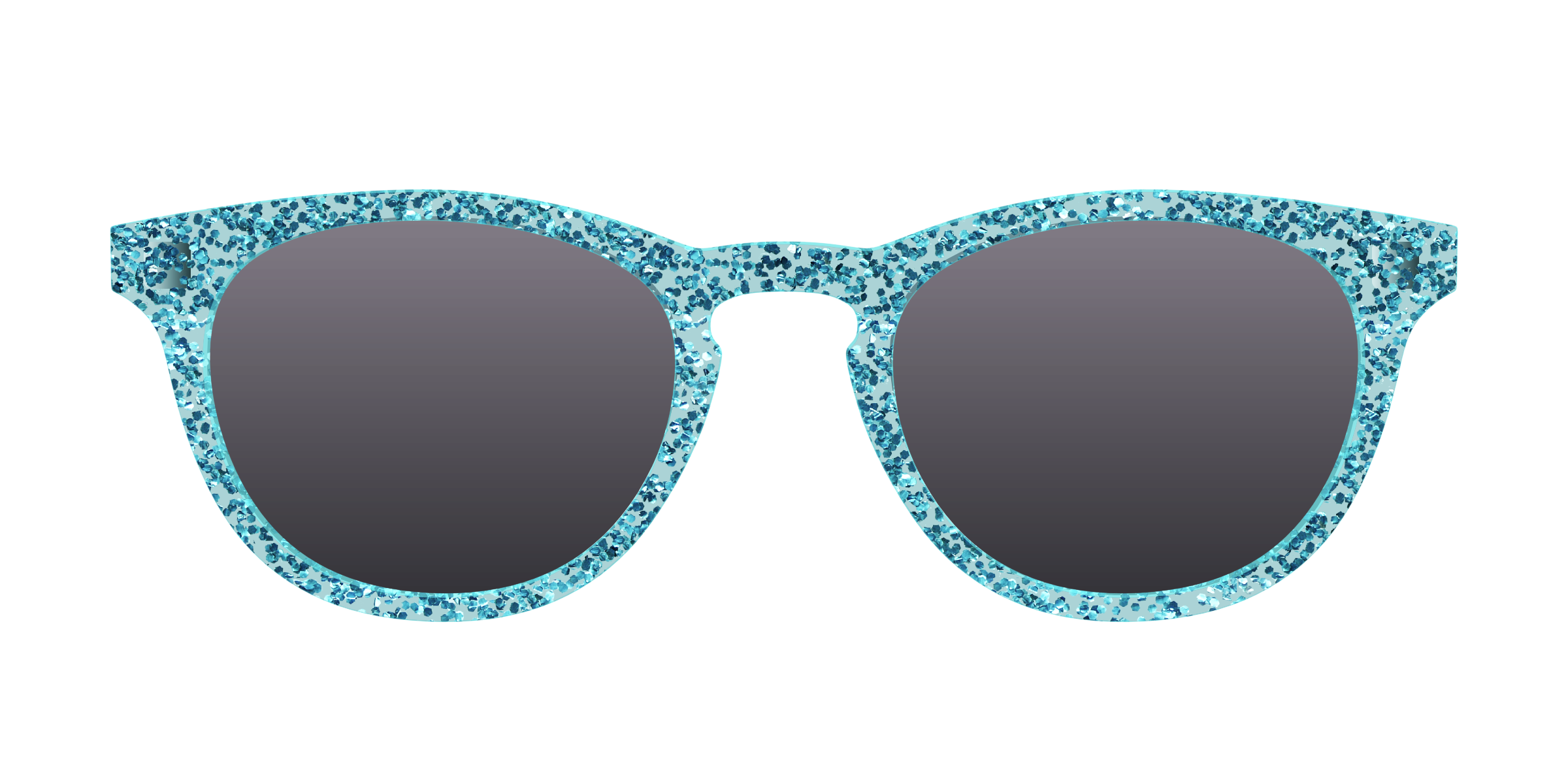 Pair Eyewear Sun Tops Aquamarine Sparkle top sole polarizzato