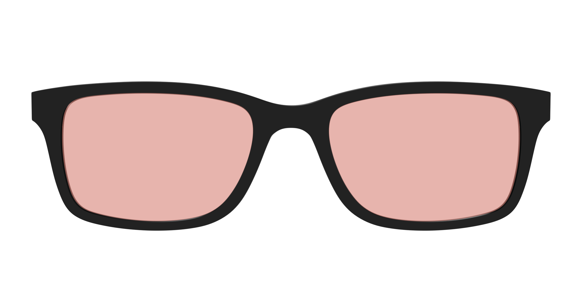 Pair Eyewear Design Tops Black Coral Pink top magnetico sole