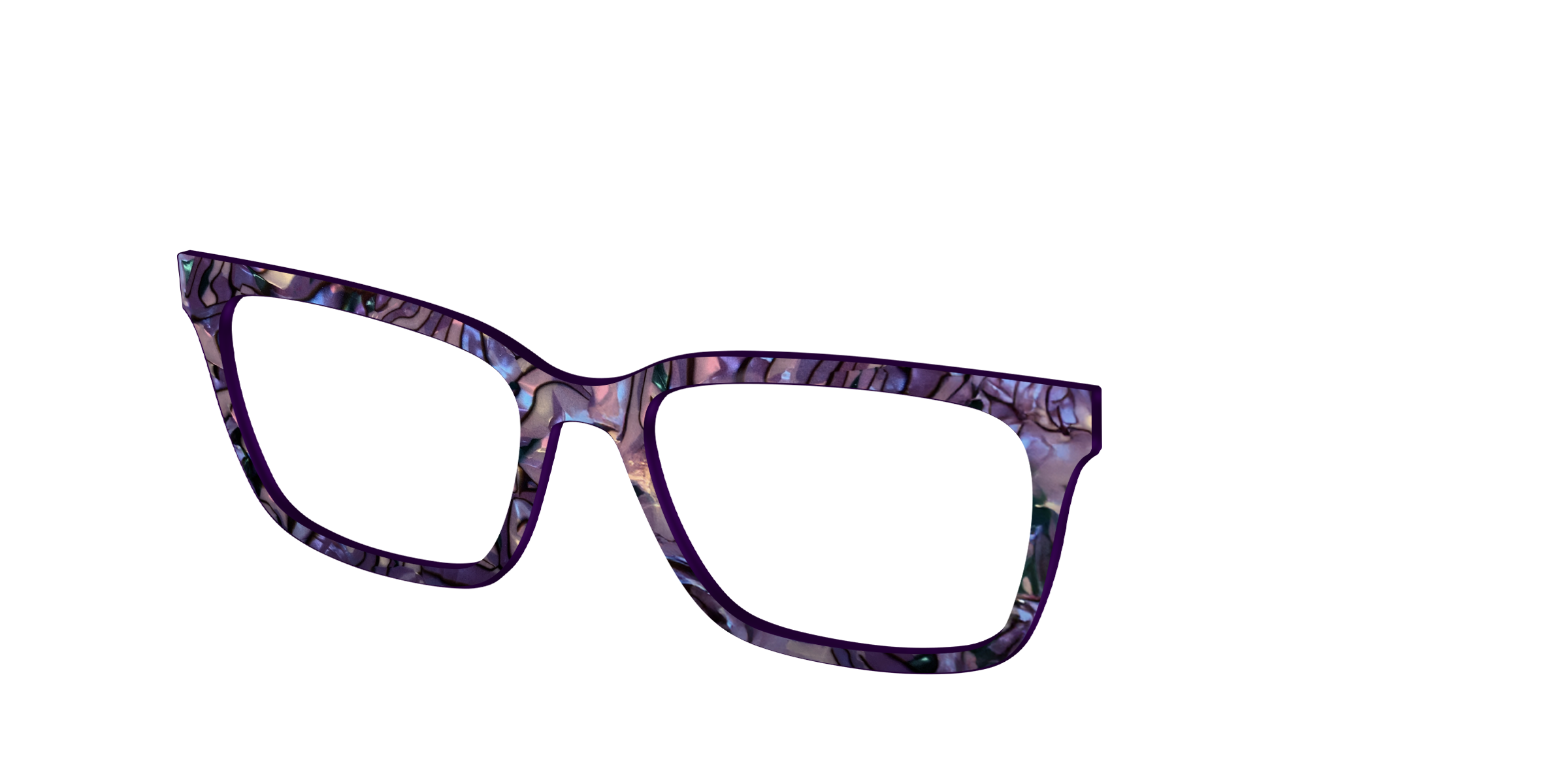 Pair Eyewear Design Tops The Thistle Pearl Shell top occhiali