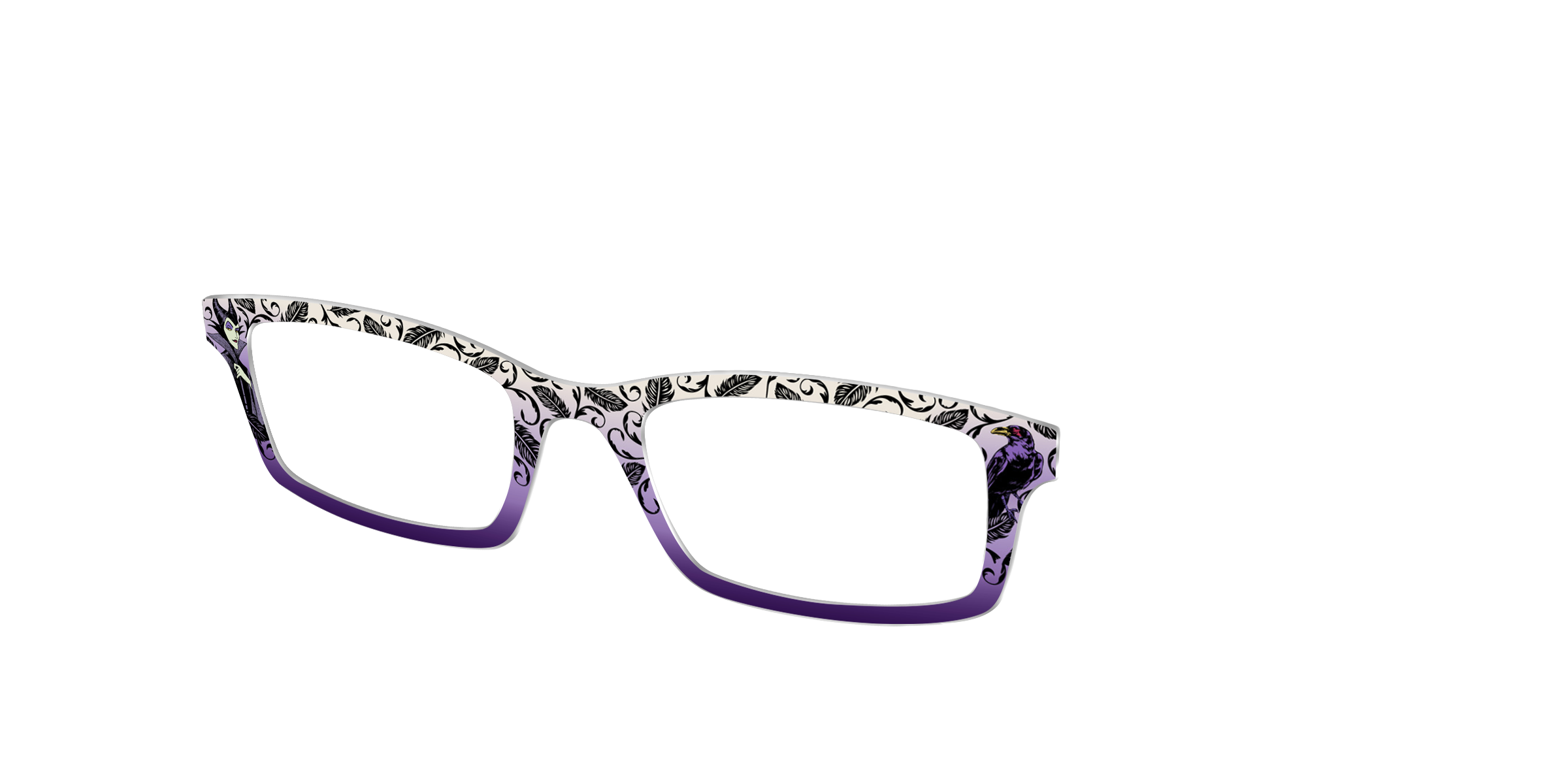 Pair Eyewear Collabs Maleficent Dark Wings top per occhiali nero