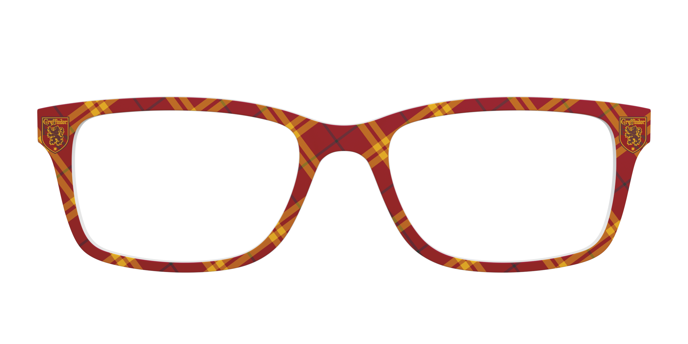 Pair Eyewear Collabs Gryffindor Plaid top occhiali Cedro