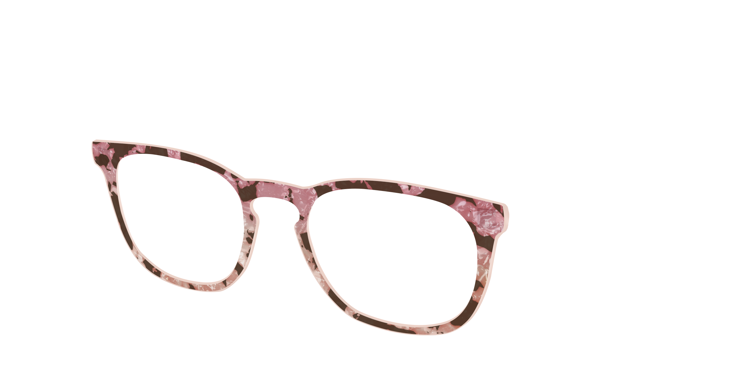 Pair Eyewear Design Tops Pale Peach Pearl Tortoise top