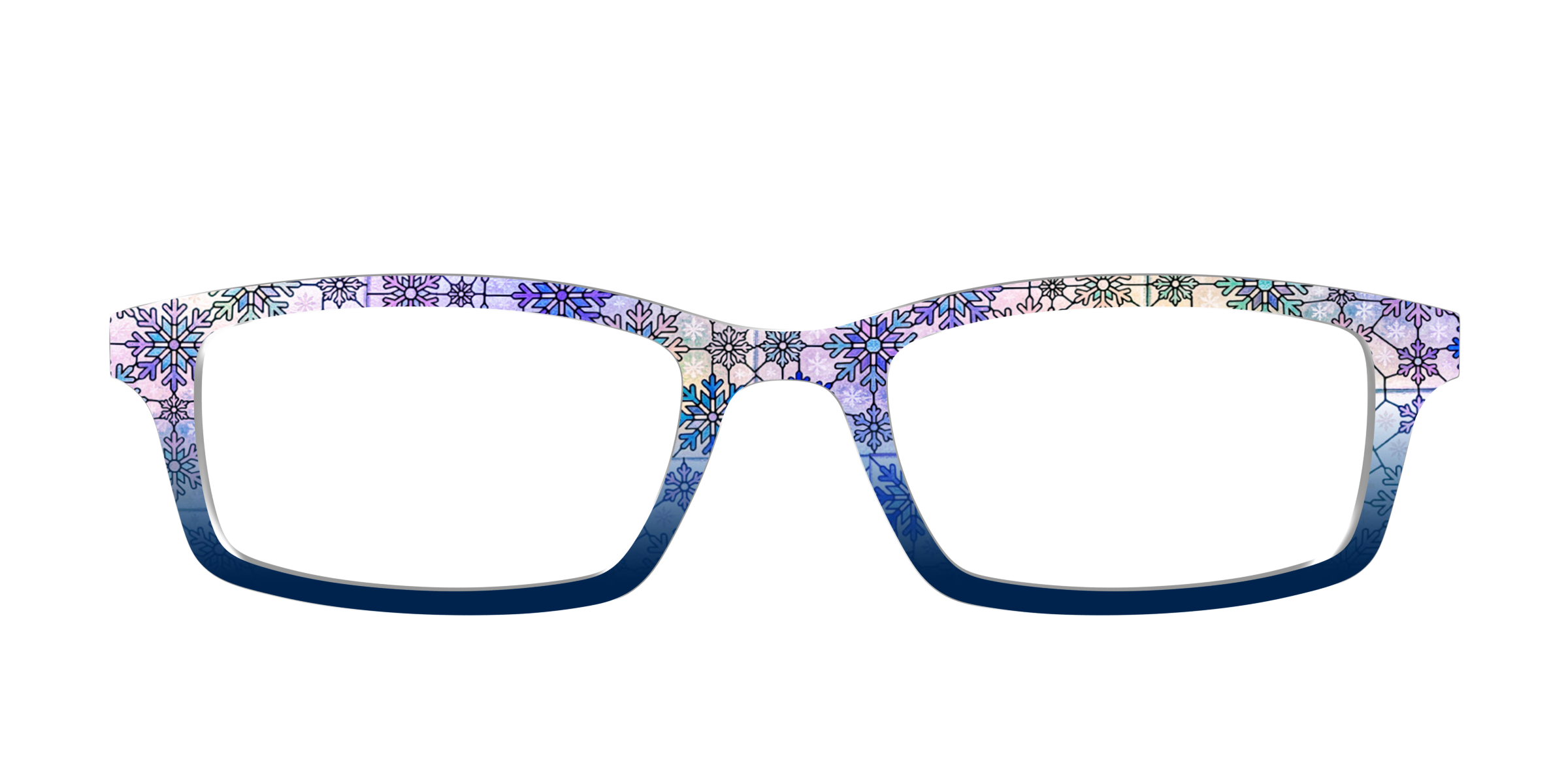 Pair Eyewear Design Tops Snowfall Stained Glass top Cedro