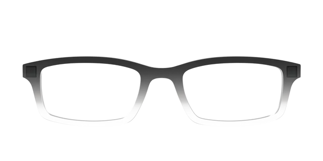 Pair Eyewear Solid Tops Black Gradient Crystal top occhiali nero