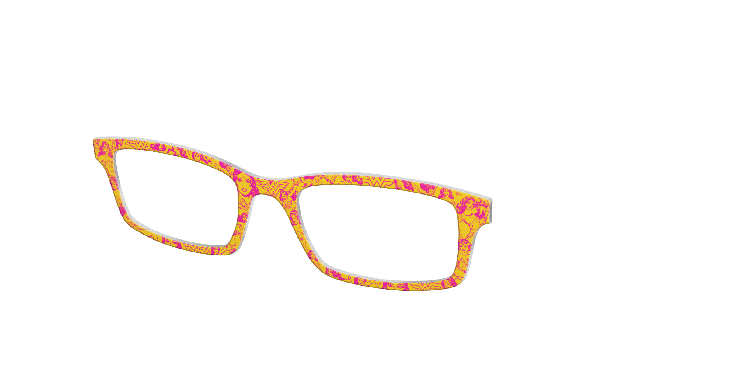 Pair Eyewear Collabs Retro Wonder Woman topper rosa