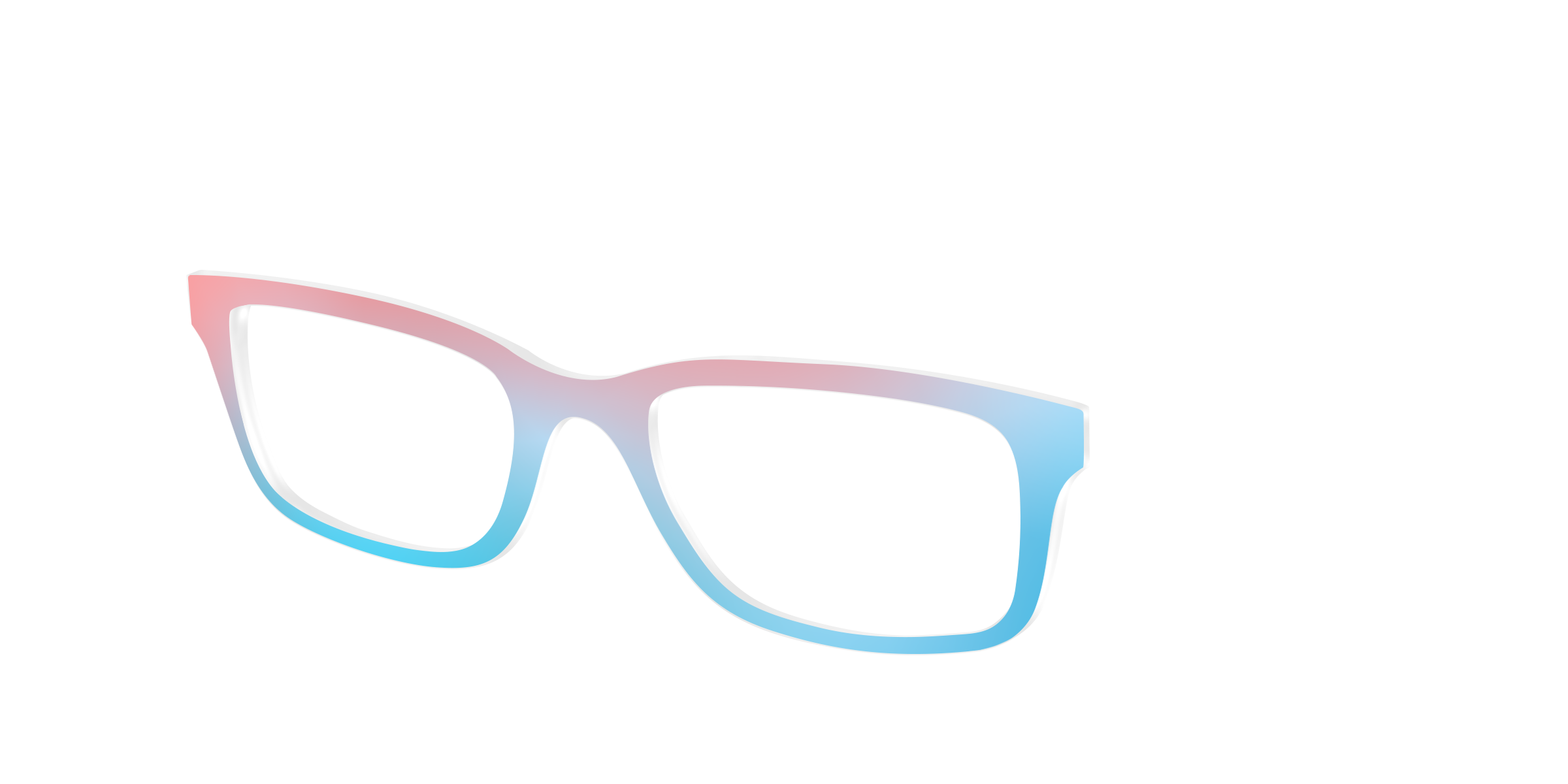 Pair Eyewear Solid Tops Daybreak Ombre top sfumato tinta unita