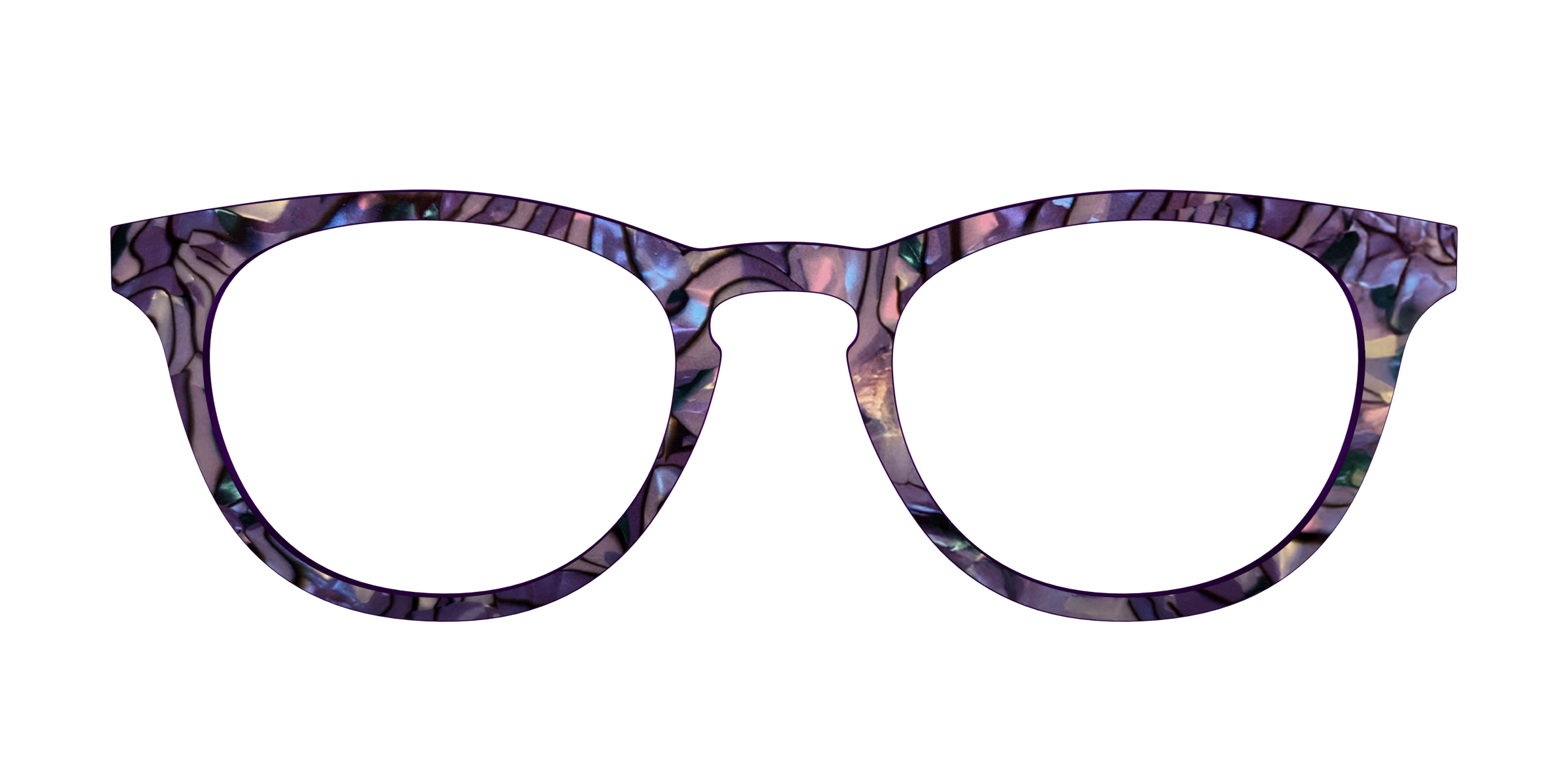 Pair Eyewear Design Tops The Thistle Pearl Shell top occhiali
