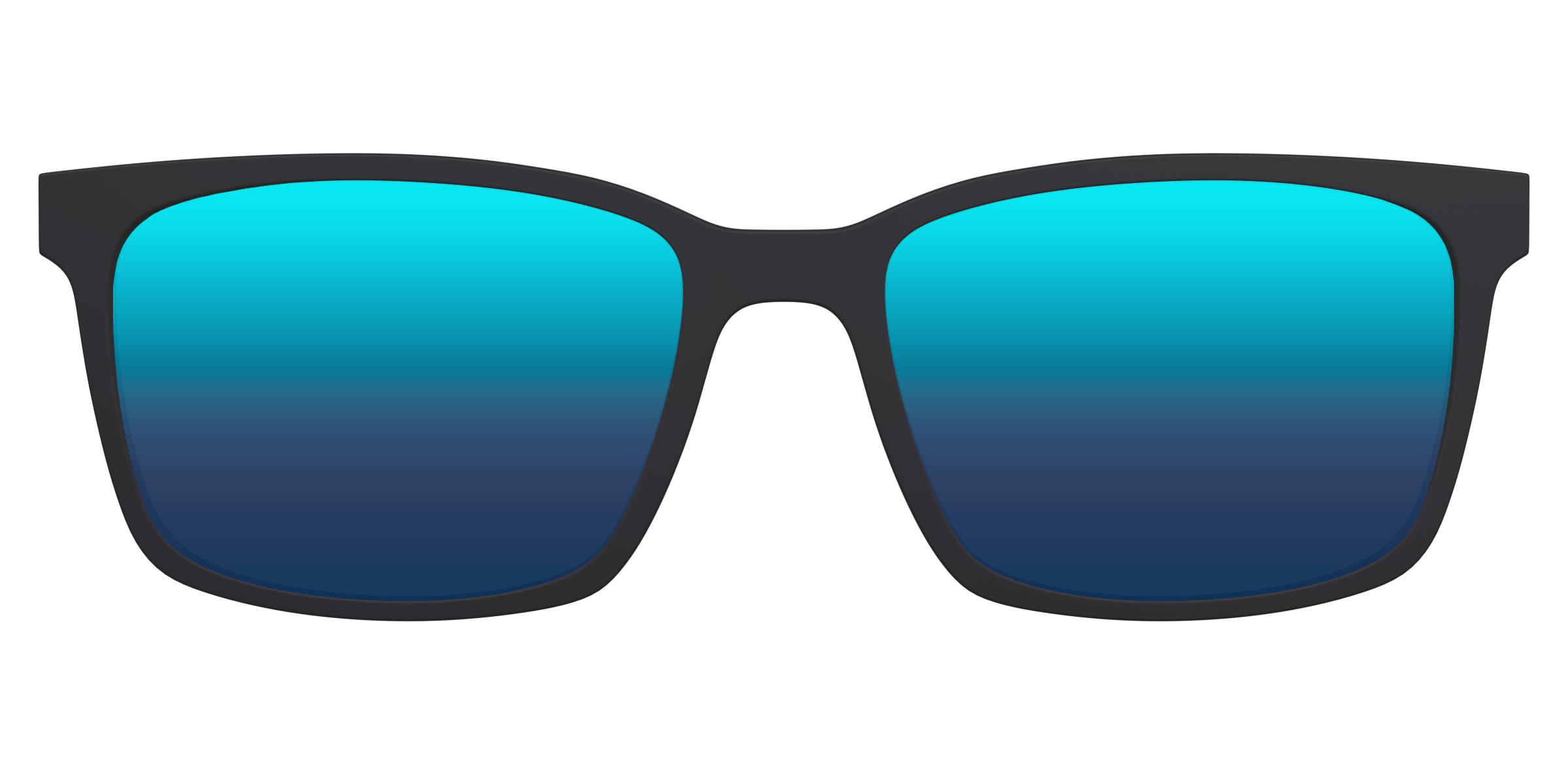 Pair Eyewear Sun Tops Blue Reflective top sole polarizzato blu