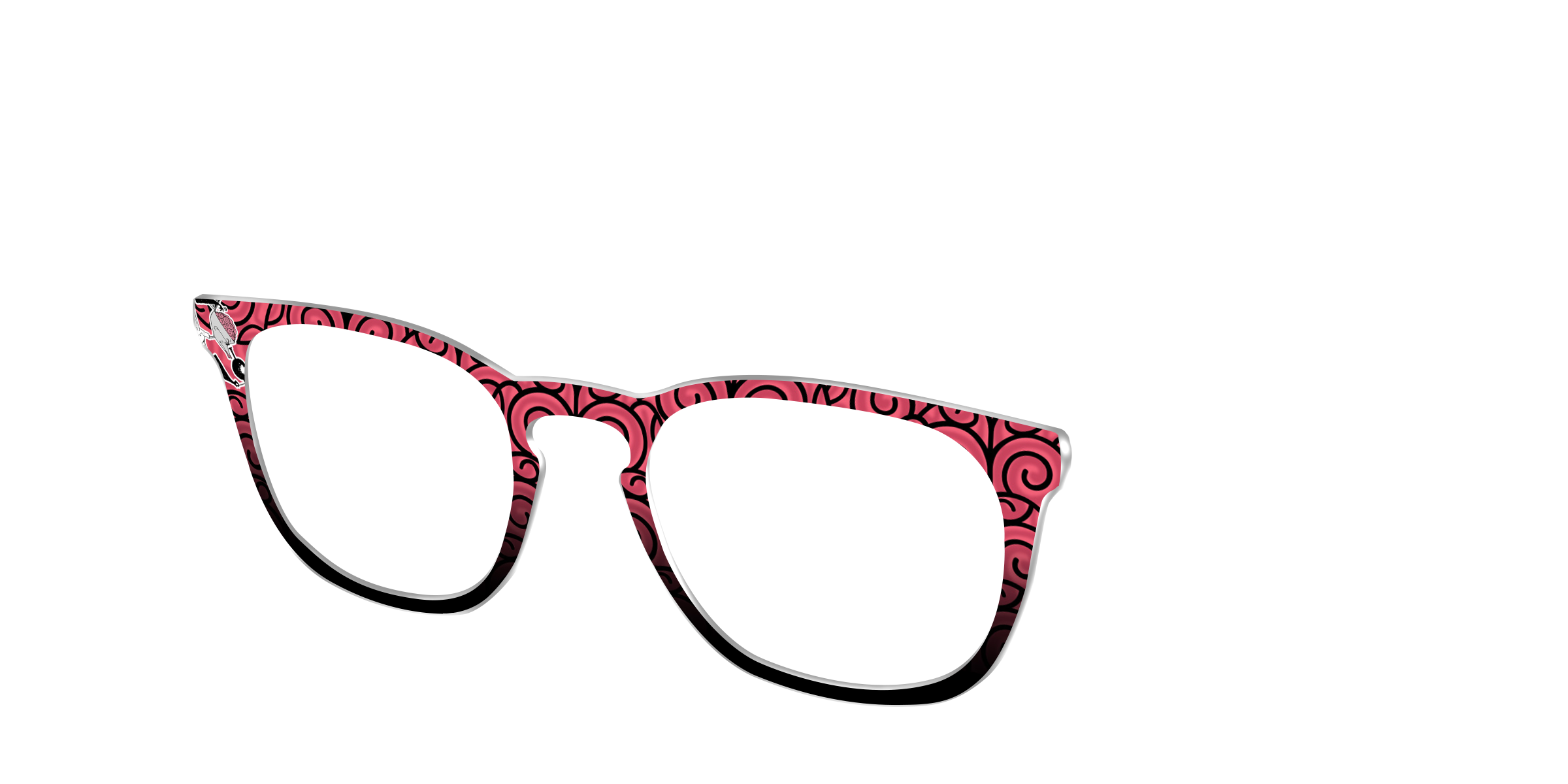 Pair Eyewear Collabs Dr Finkelstein top occhiali nero